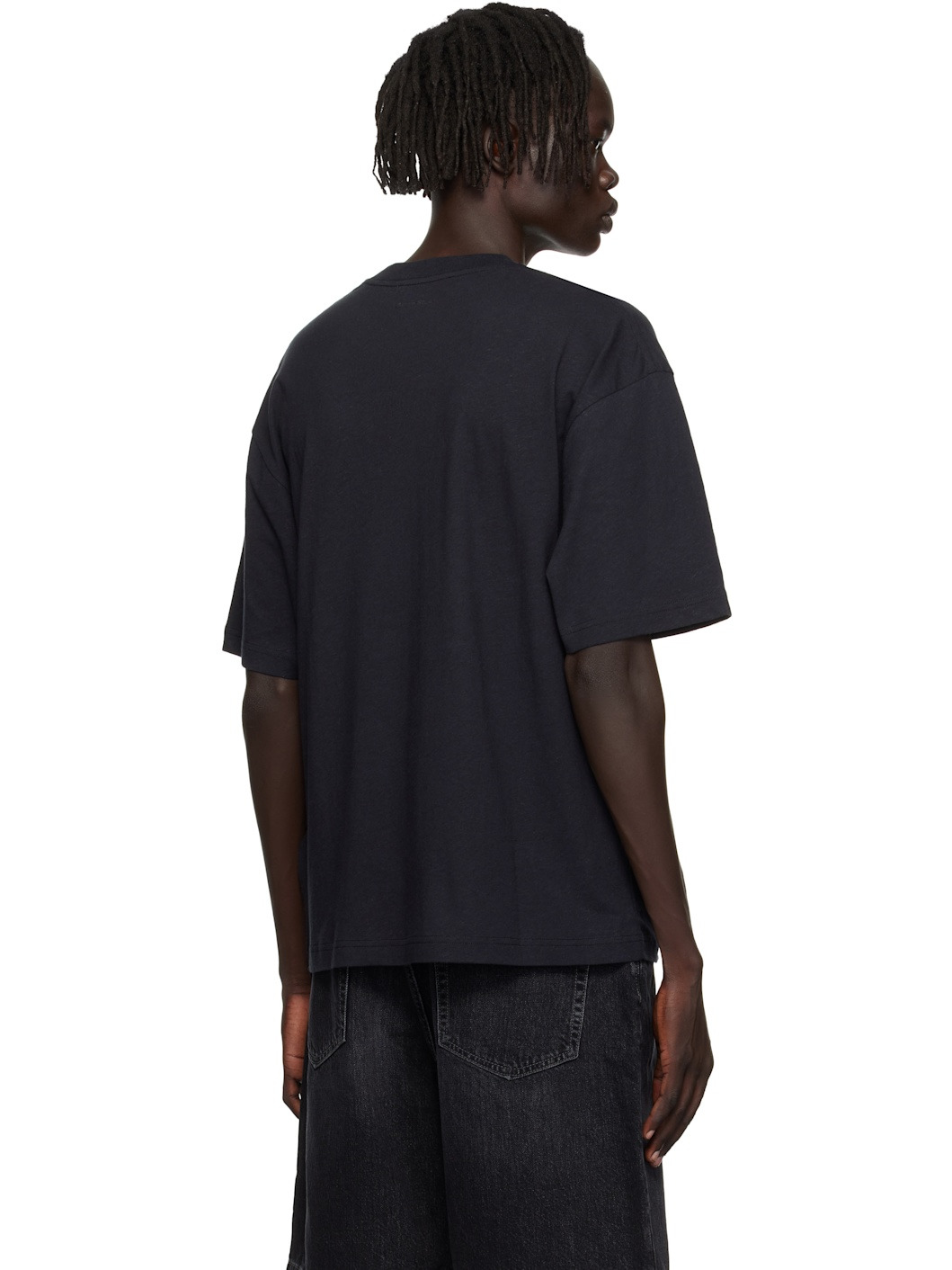 Black Logo Relaxed Fit T-shirt - 3