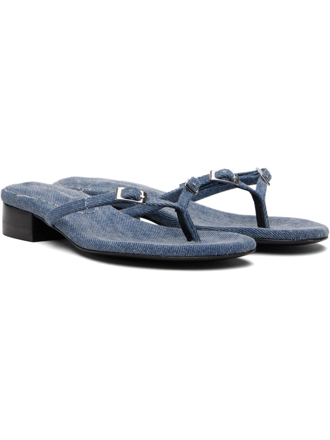 Blue Mica Sandals - 4