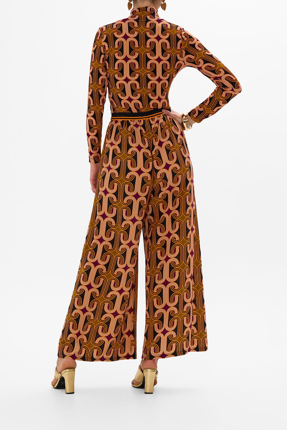 WIDE LEG TROUSER WITH FRONT POCKETS - 3