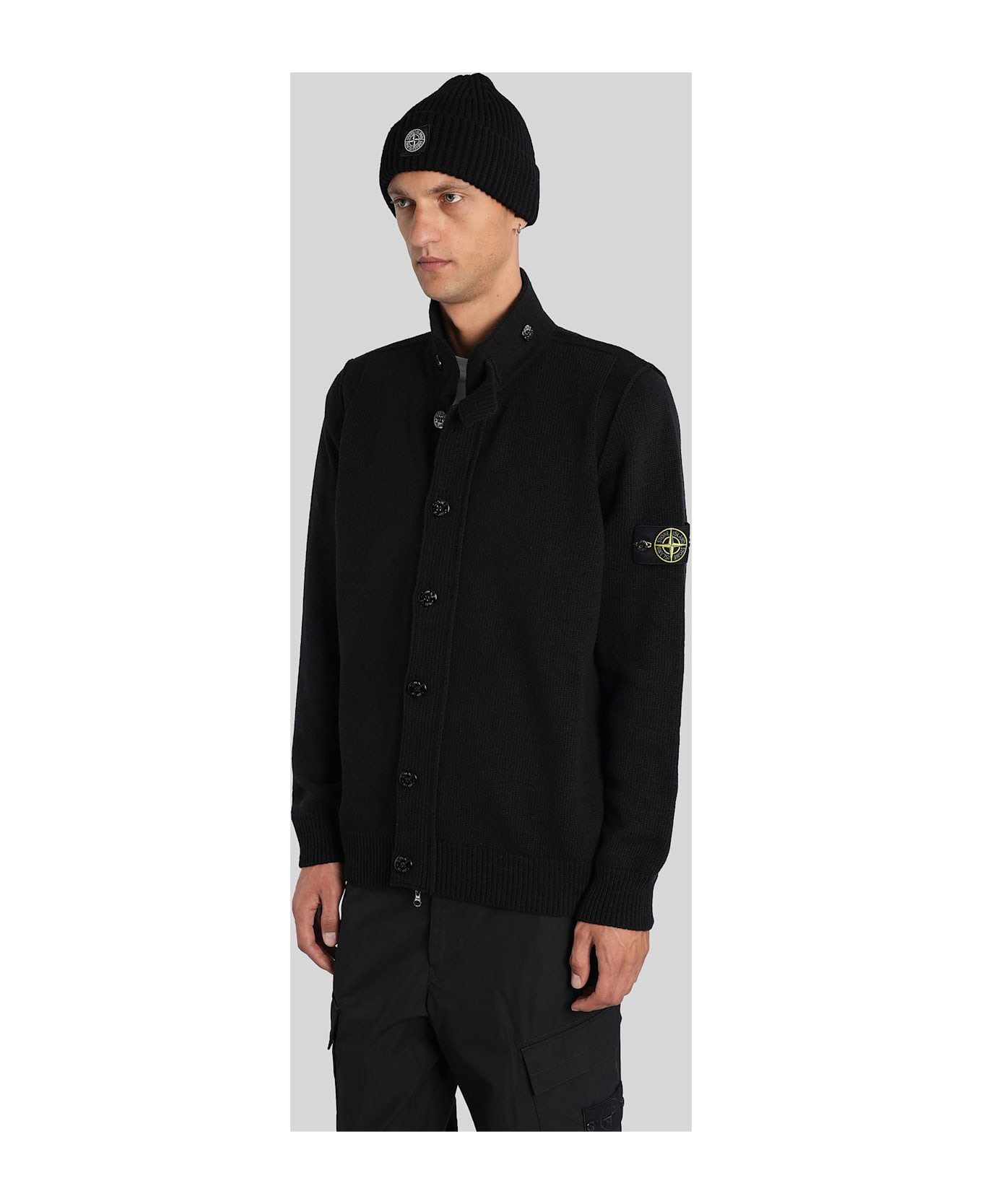 Knitwear In Black Wool - 4