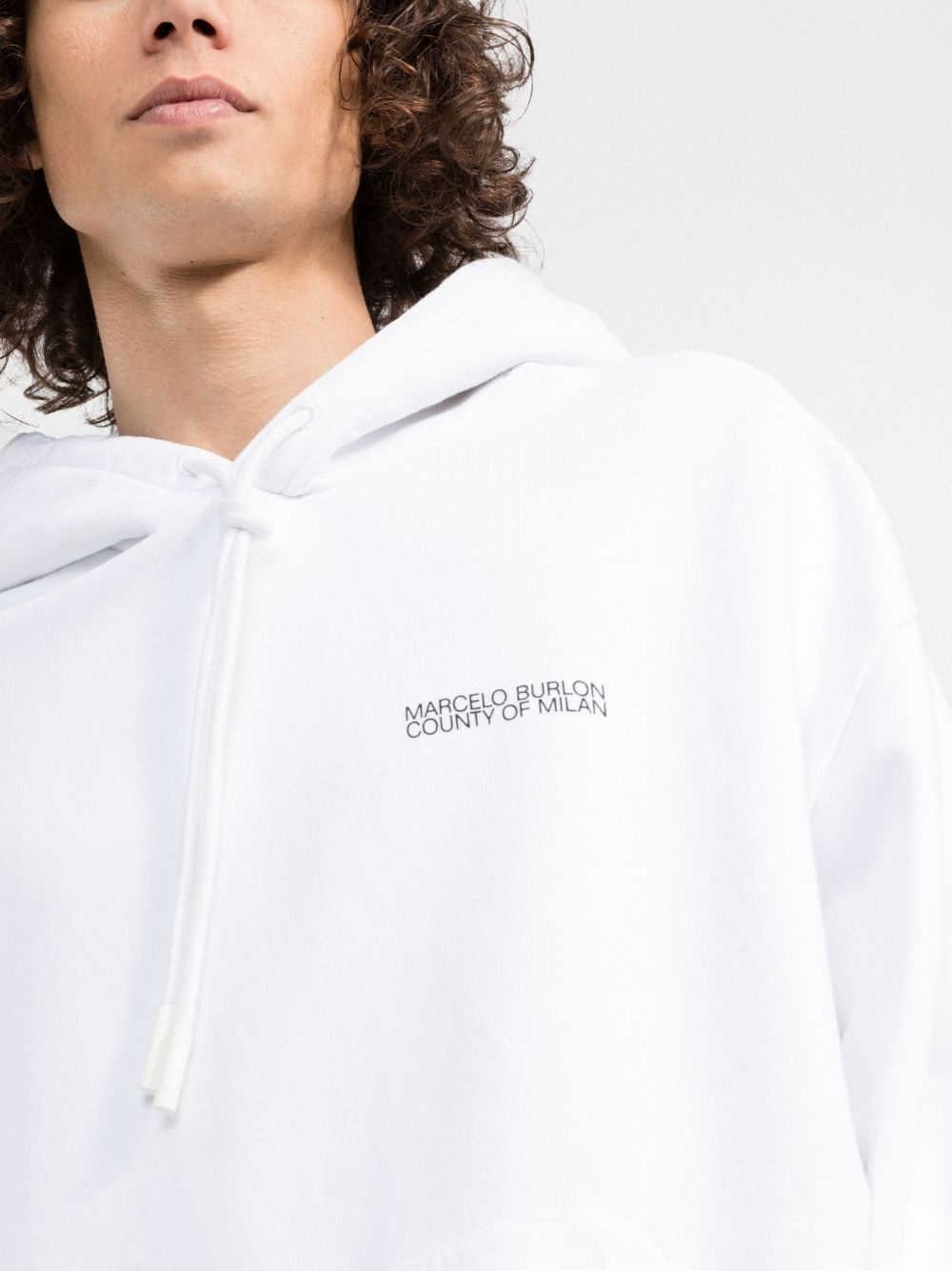 Cross-motif hoodie - 5