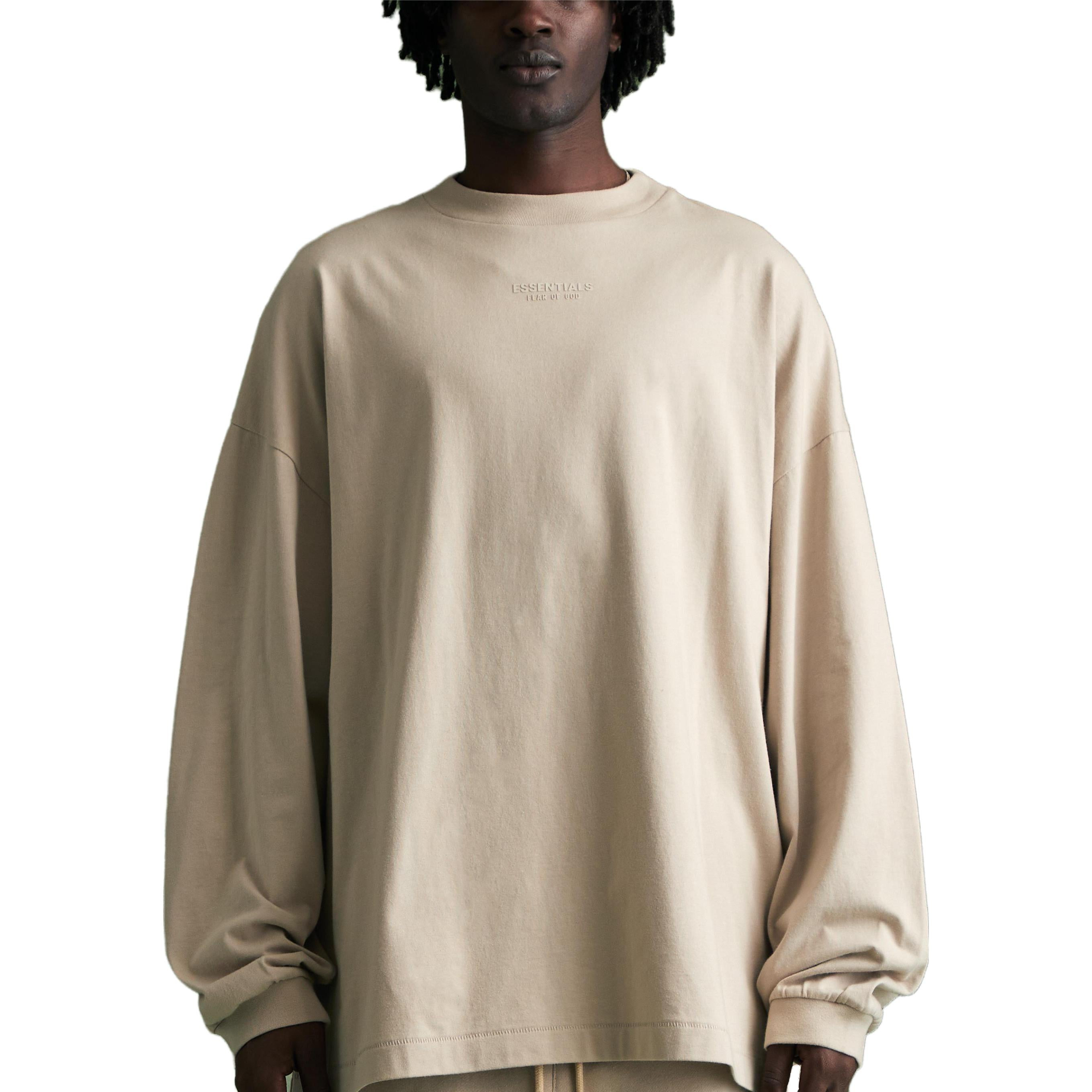 Fear of God Essentials FW23 Long Sleeve Tee 'Silver Cloud' 125BT232012F - 5