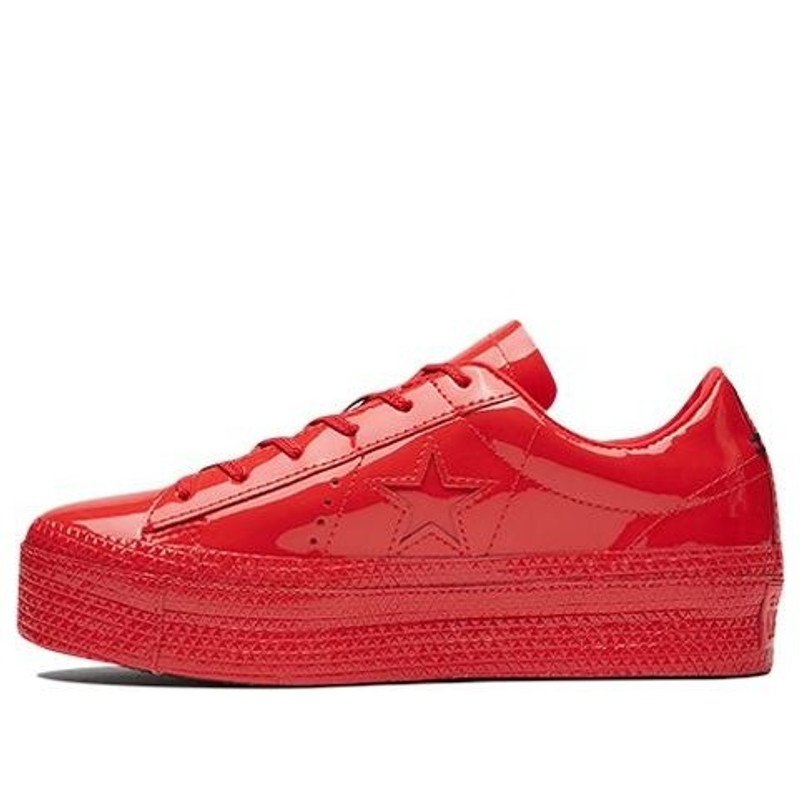 (WMNS) Converse One Star Platform Ox 'Cherry Red' 562606C - 1