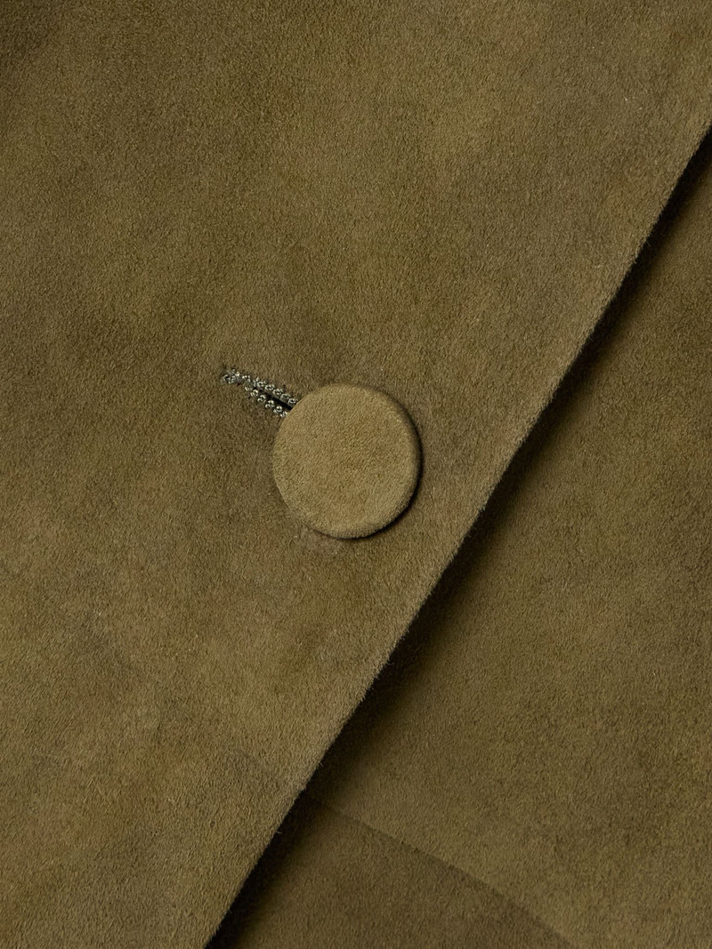 Suede blazer Sage green 5