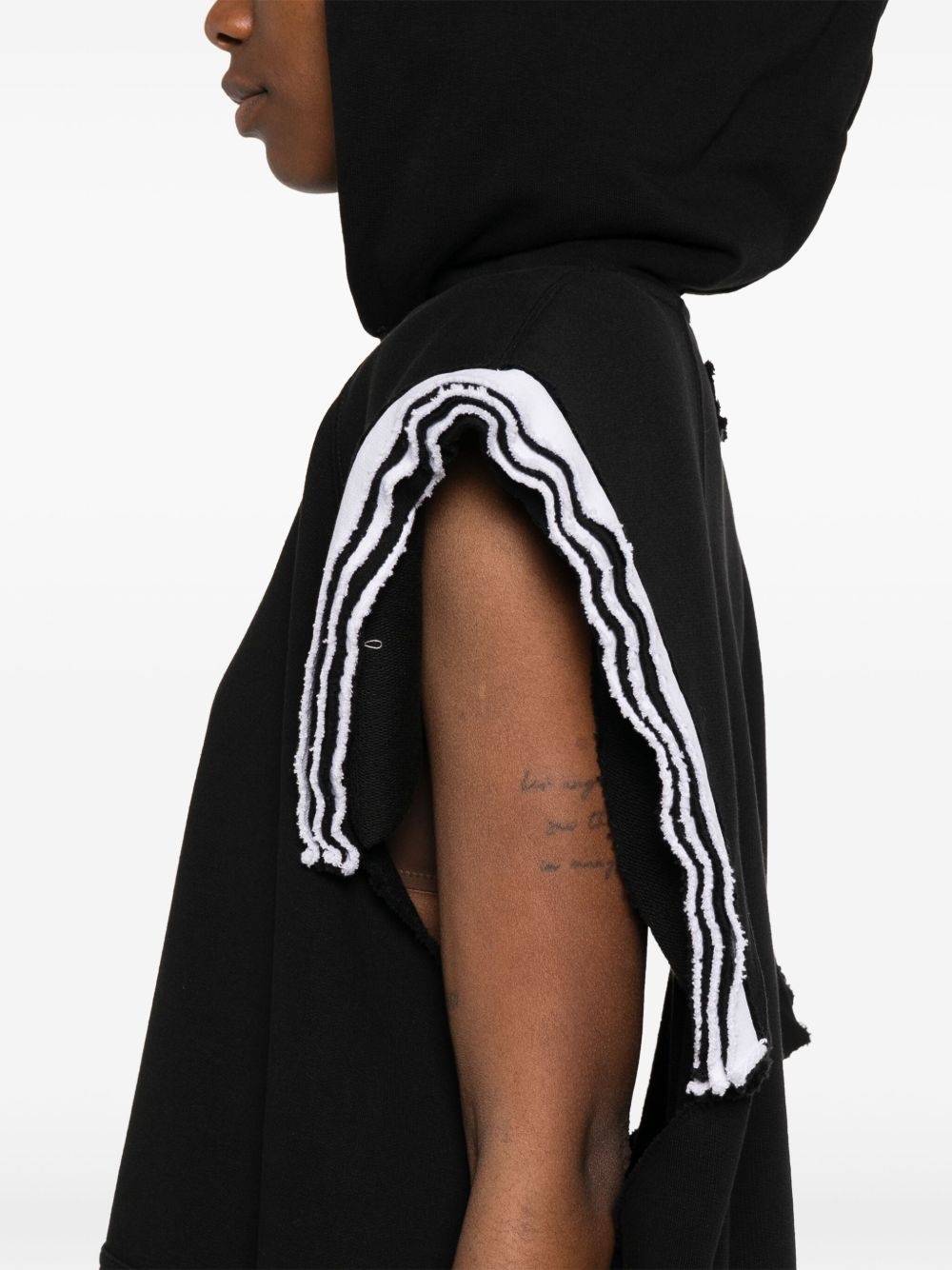layered shoulder hoodie - 5