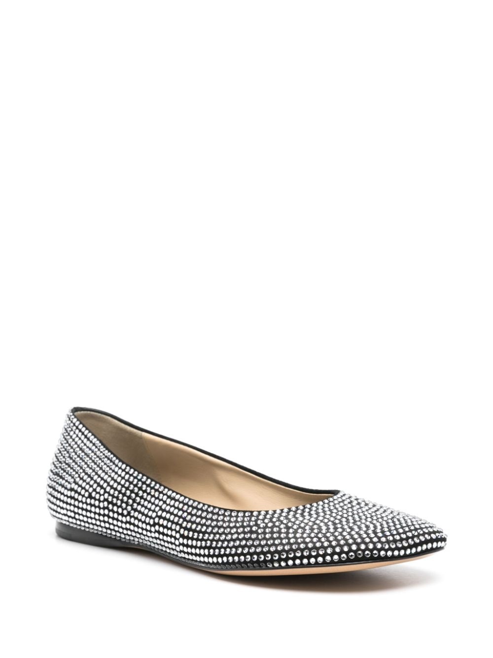 Toy rhinestone-embellished ballerina shoes - 2