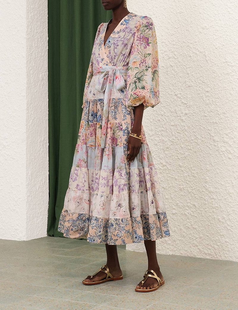 HALLIDAY TIERED MIDI DRESS 3