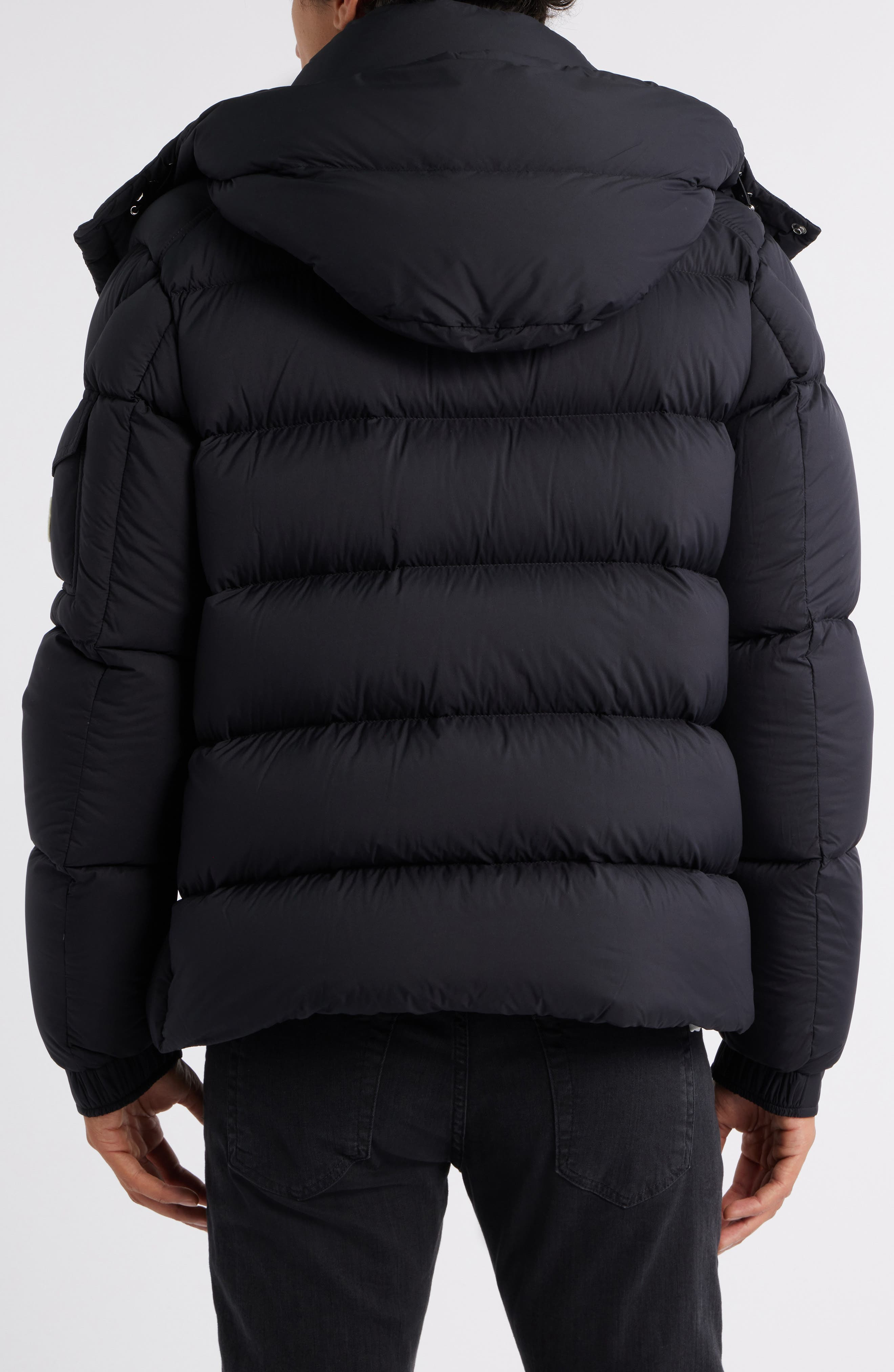 Moncler Maya 70 Hooded Quilted Down Jacket in Black at Nordstrom - 2
