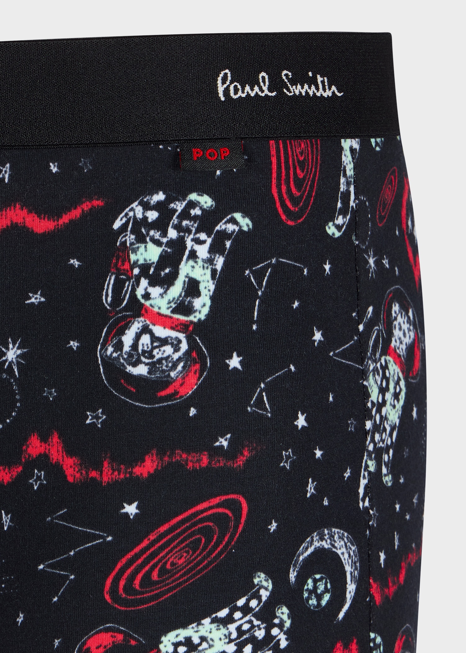 Cotton 'Dogs in Space' Print Boxer Briefs - 2