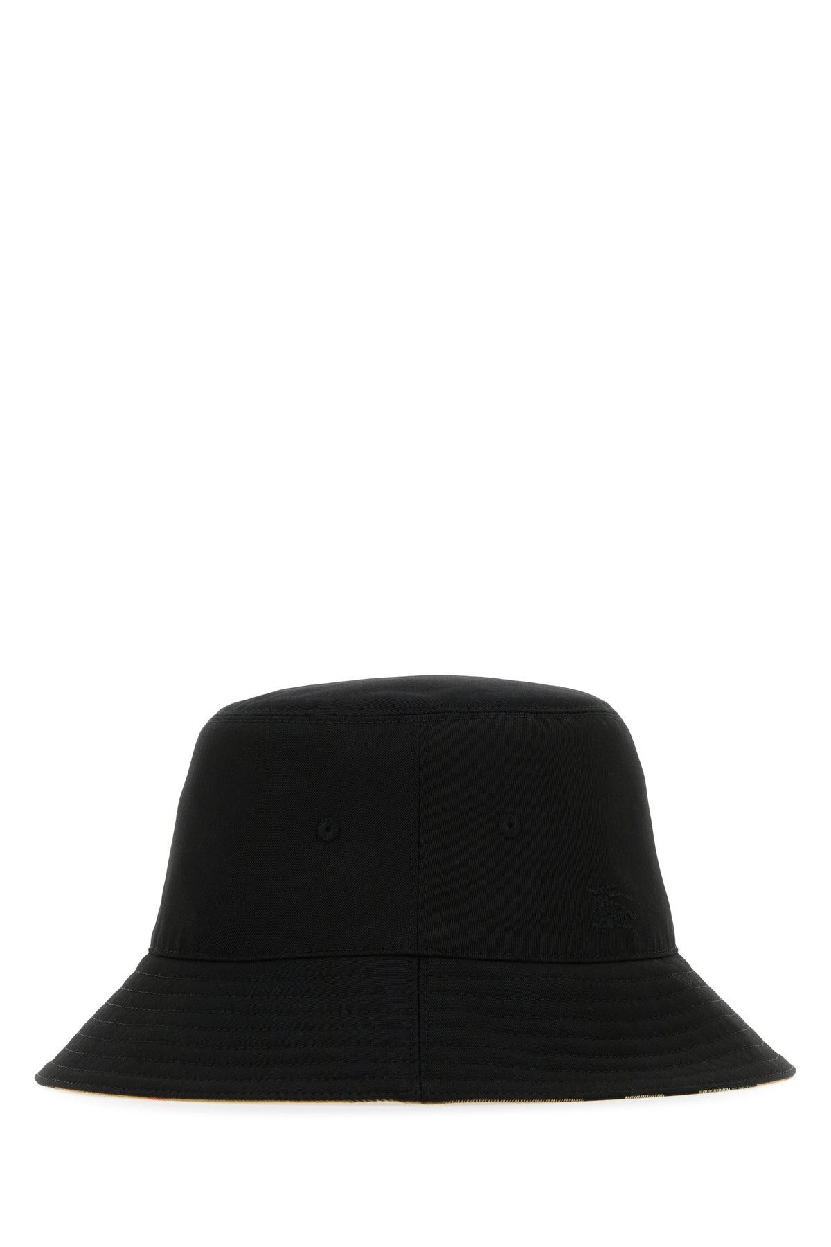 Black polyester blend bucket hat - 2