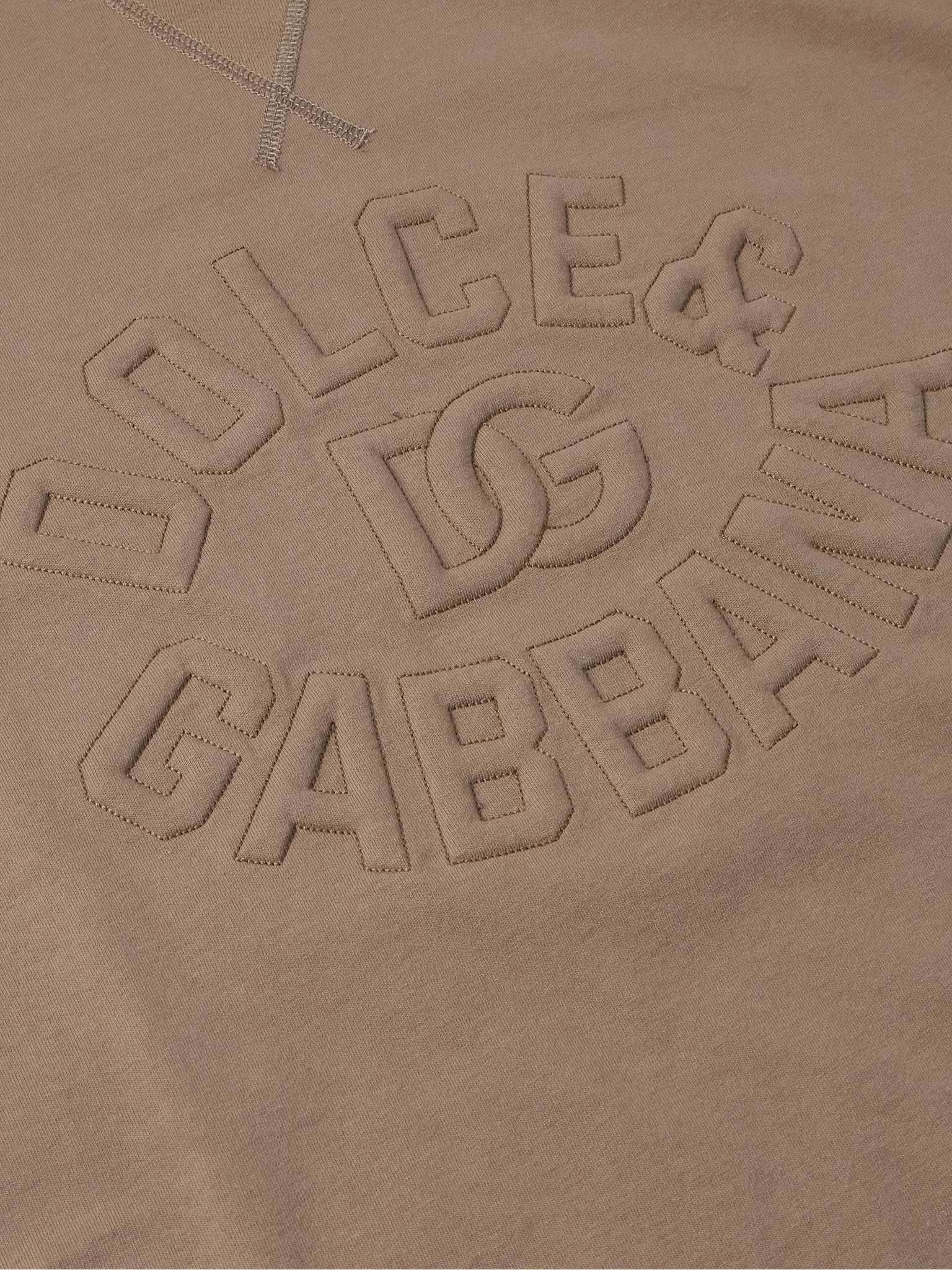 Logo-Embroidered Cotton-Jersey T-Shirt - 4