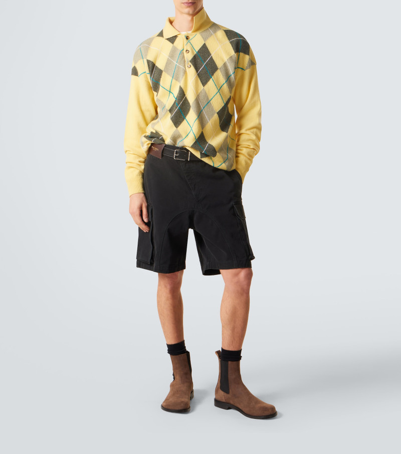 JW Anderson Twisted cotton shorts outlook