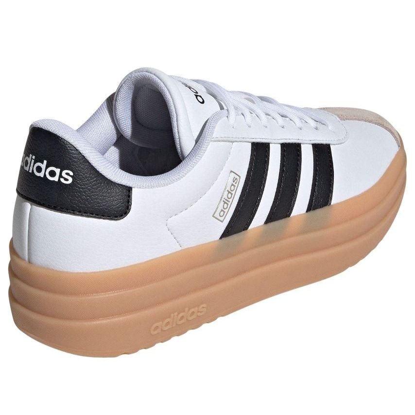 (WMNS) adidas VL Court Bold 'White Black Beige' IH3083 - 4