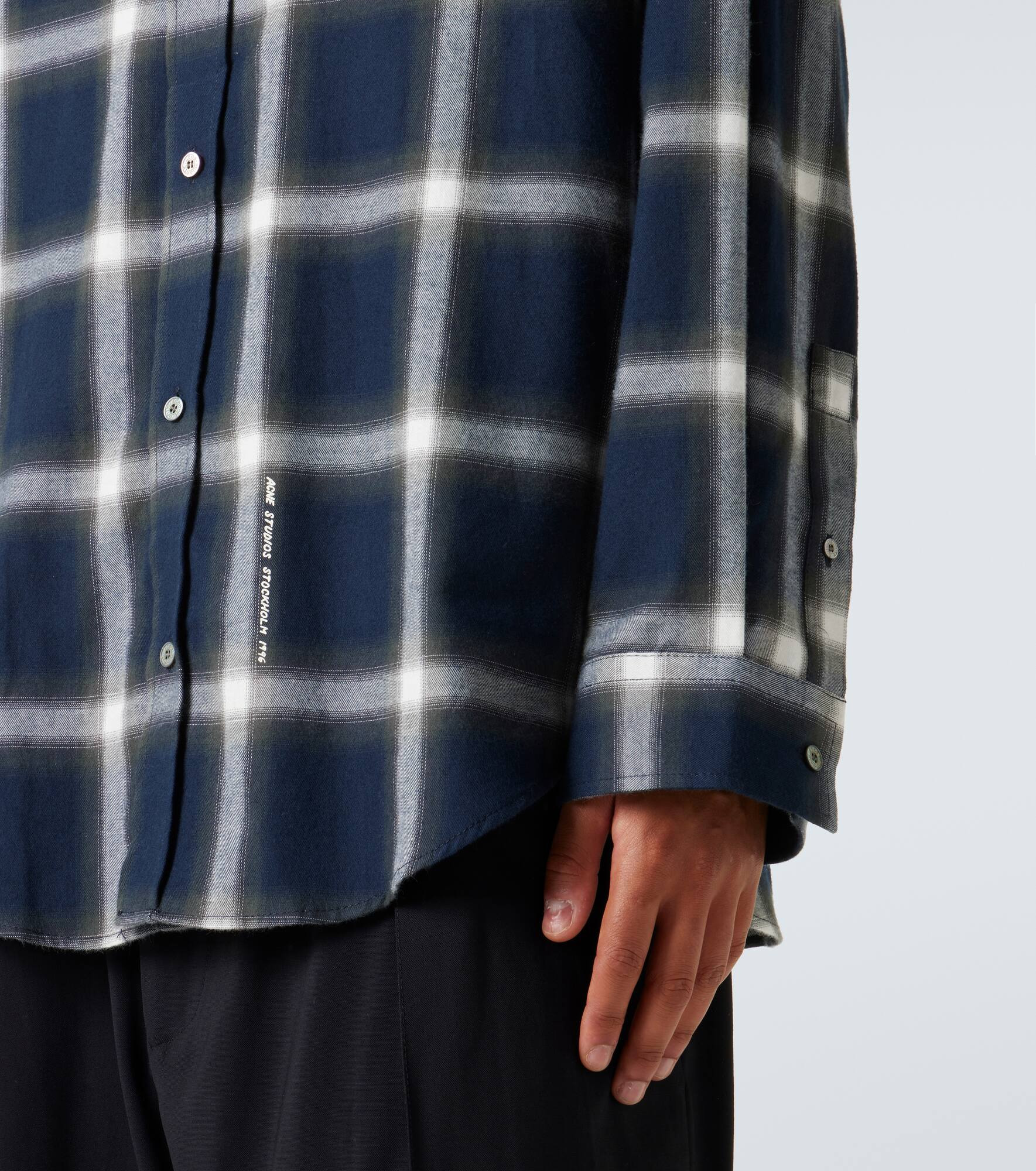 Checked cotton shirt - 6