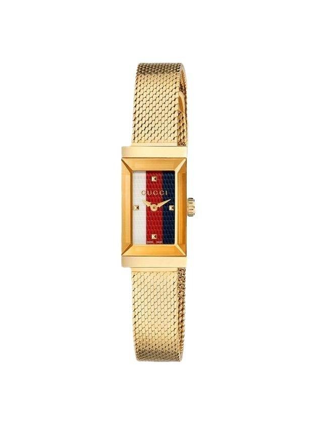 G Frame Mesh Watch Gold - 1