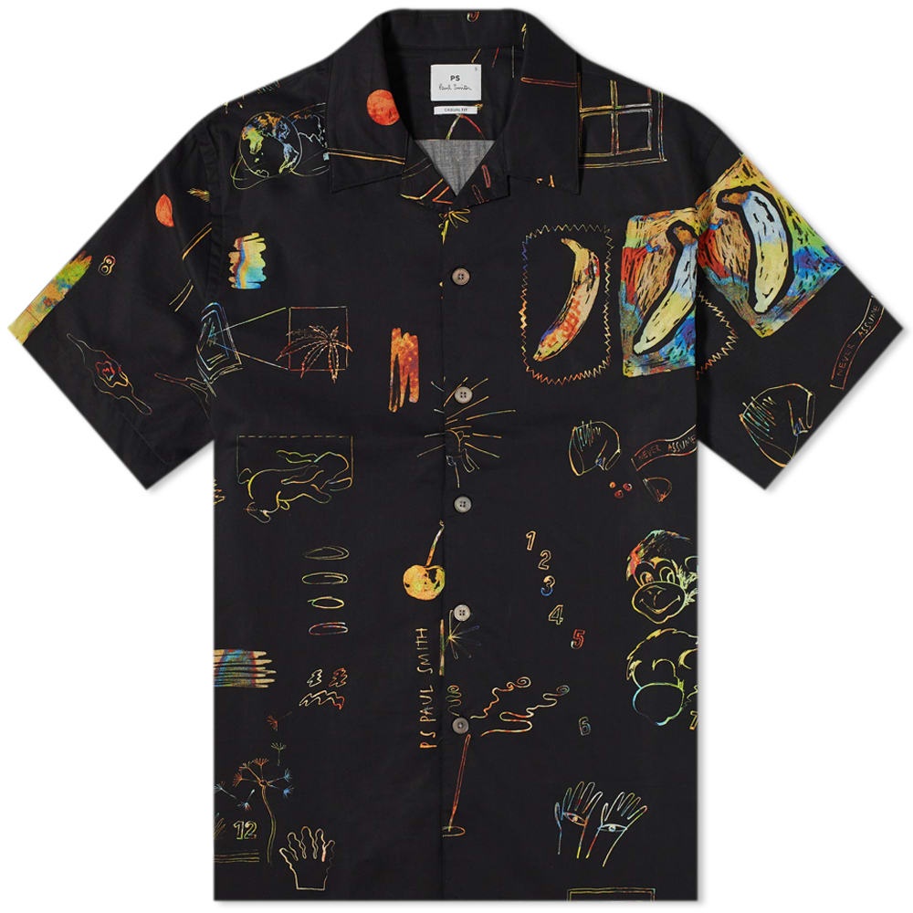 Paul Smith Drawing Print Vacation Shirt - 1