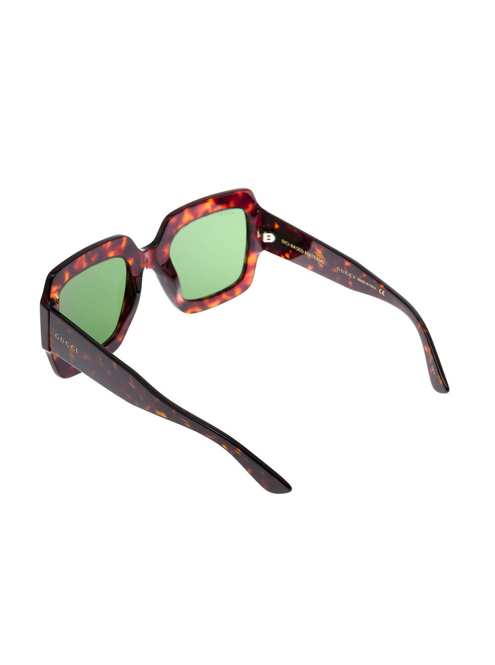 Gucci Women Gucci Woman's Tortoise Brown Acetate Square Sunglasses - 2