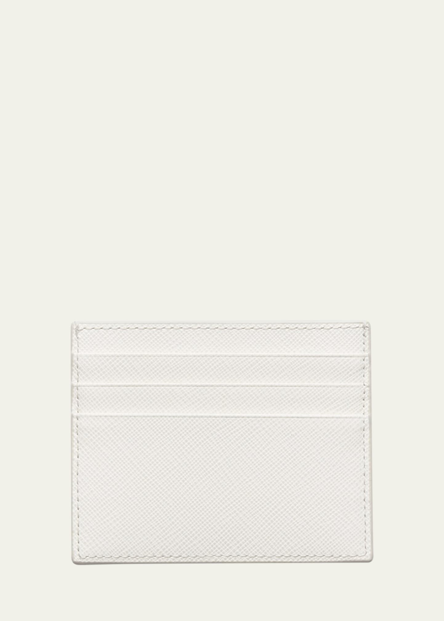 Triangle Logo Leather Card Case - 2