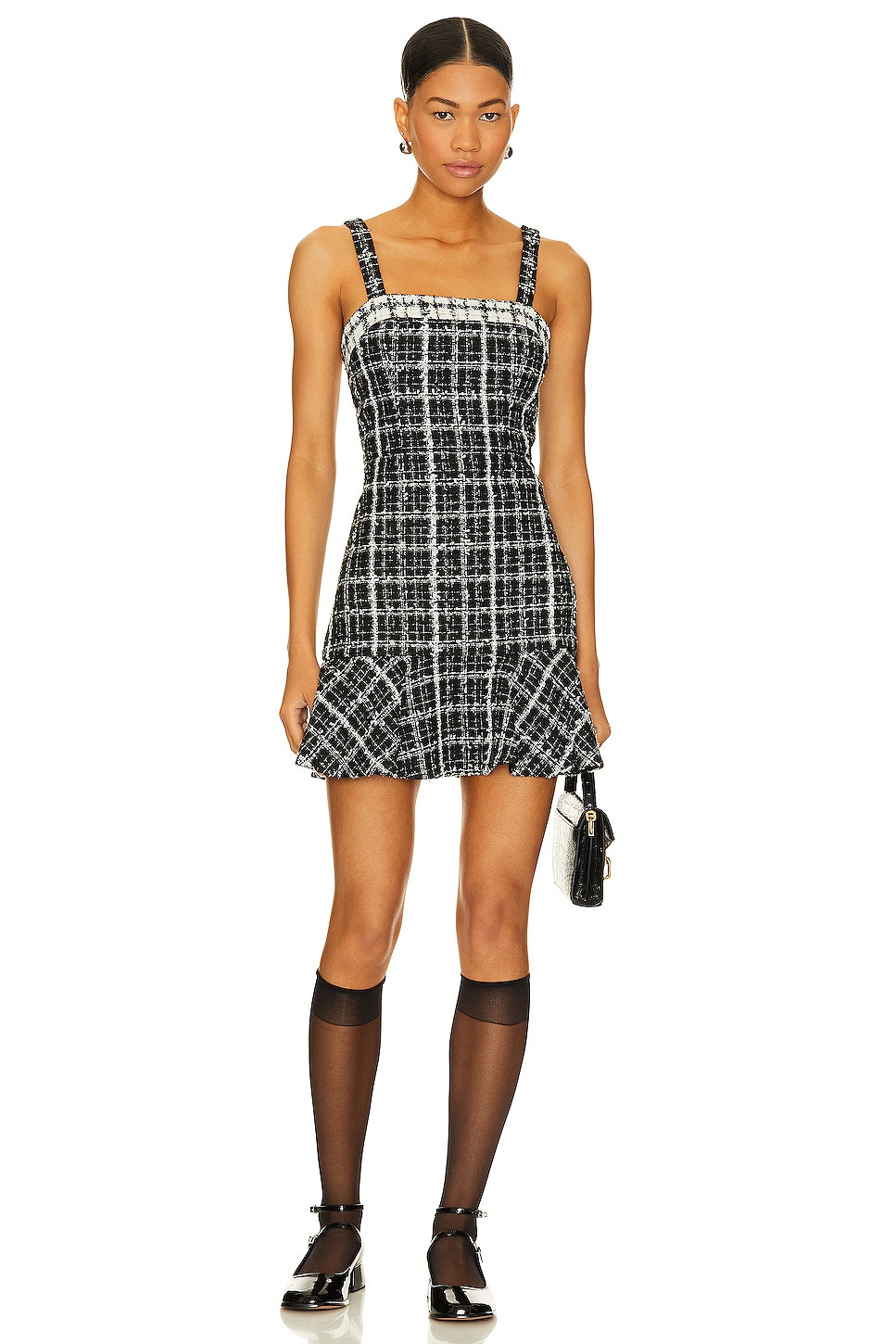 Kaidra Square Neck Mini Dress - 1