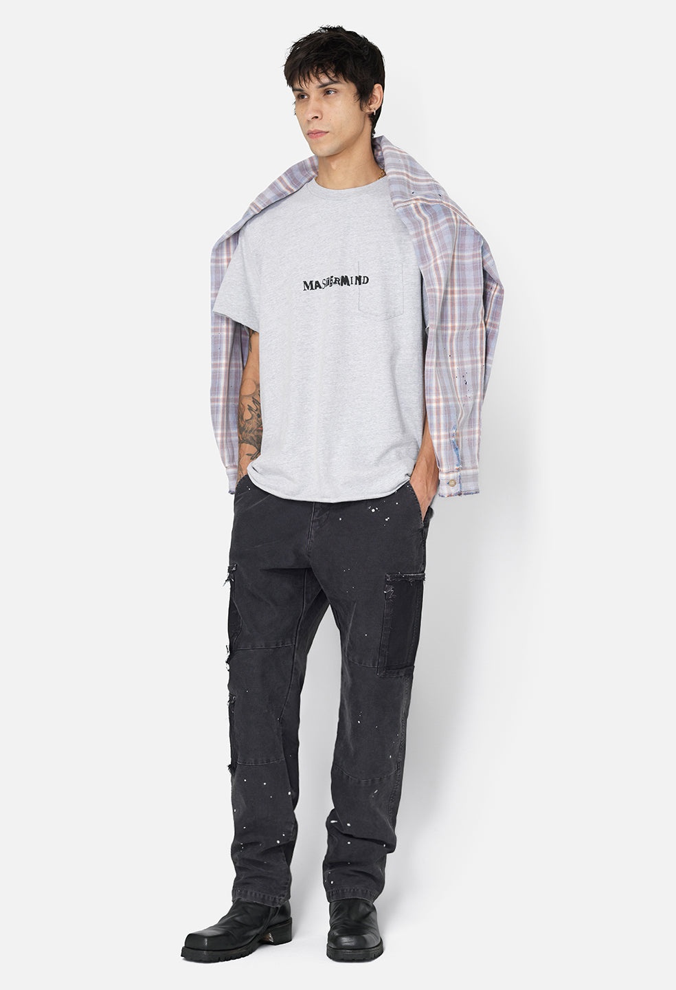 JE X MASTERMIND WORKED UTILITY PANT - 4