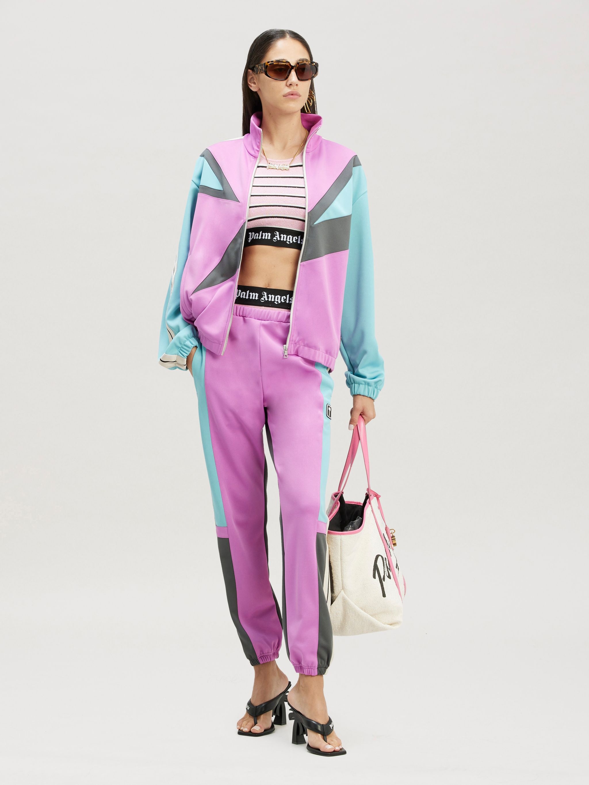 Striped Knit Logo Top - 2