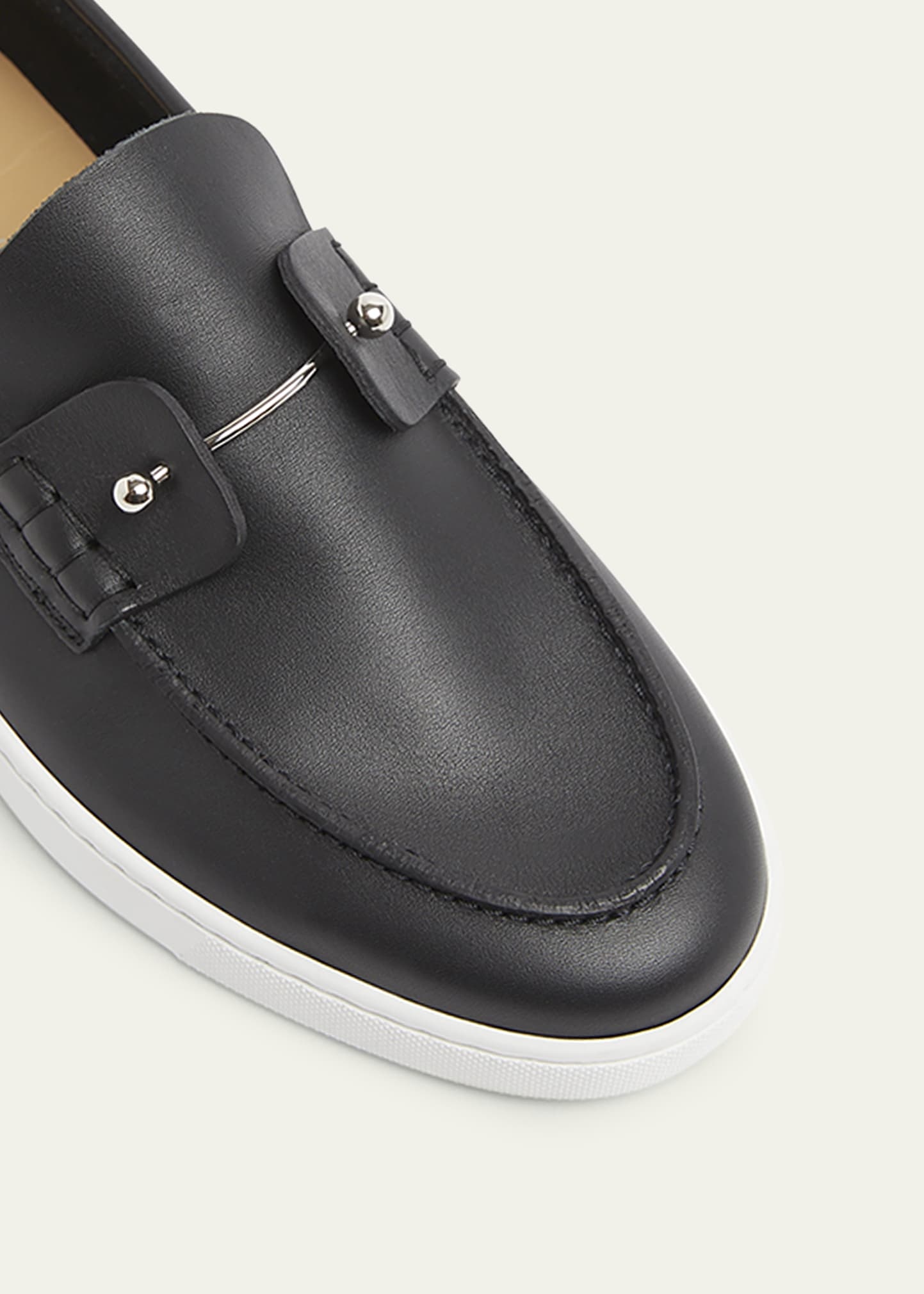 Men's Chambeliboat Leather Loafers - 5