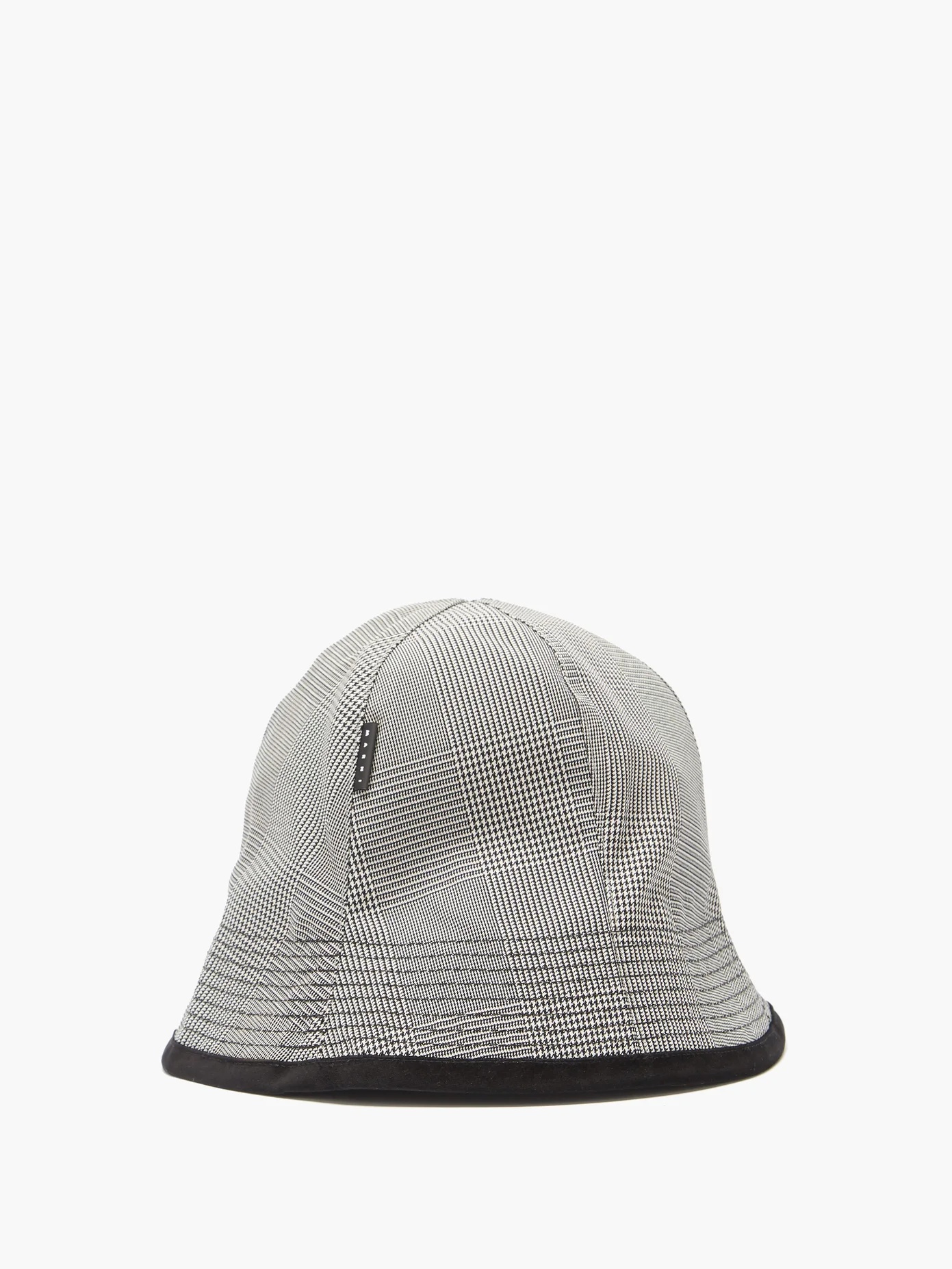 Glen-checked twill bucket hat - 3