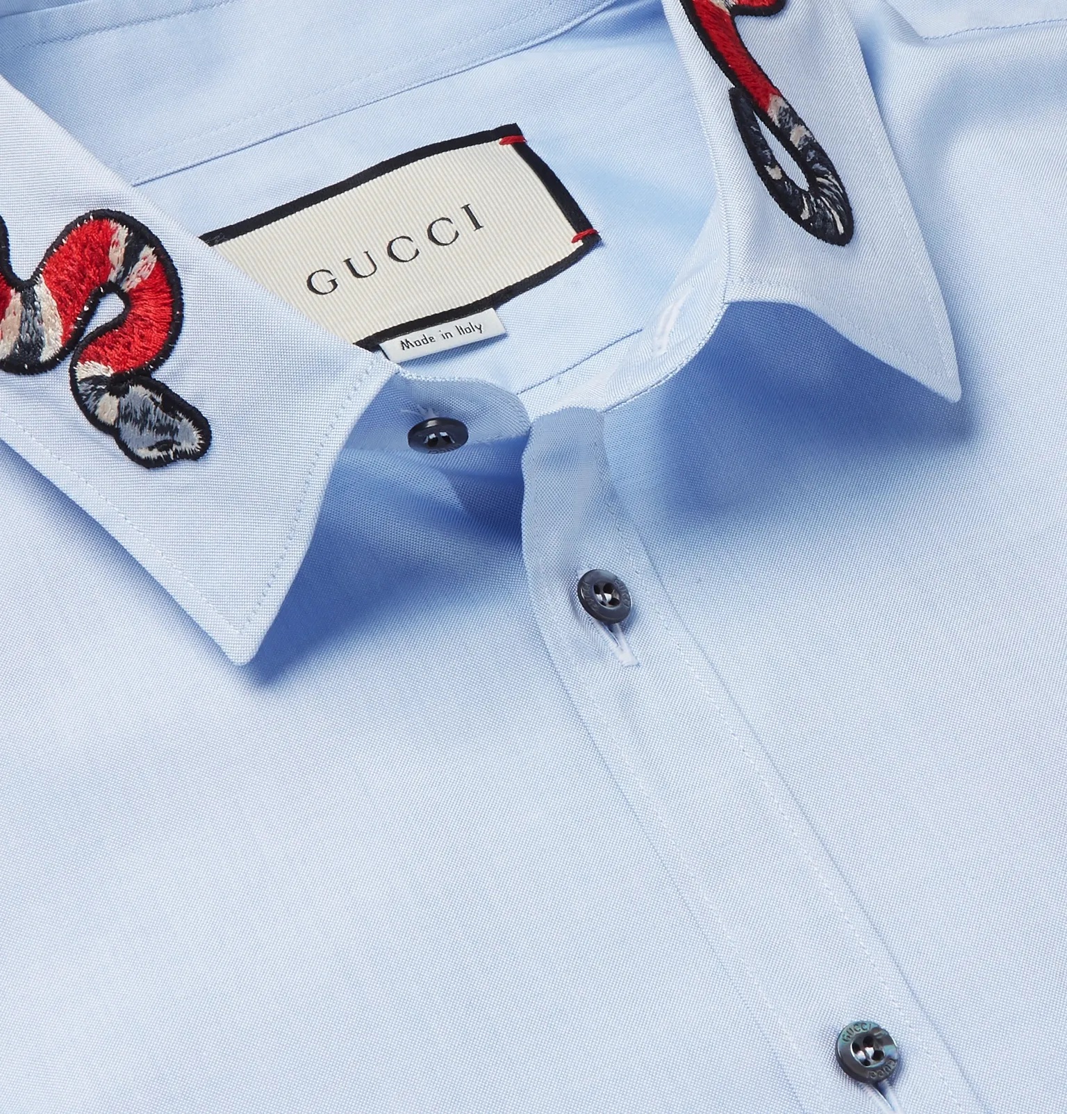 Duke Appliquéd Cotton Oxford Shirt - 6