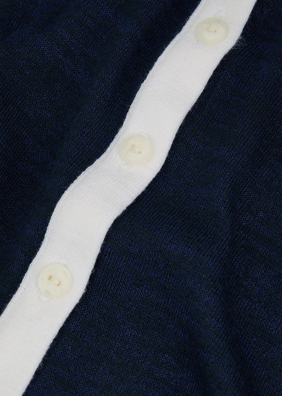 Rag & Bone The Knit Button Stretch-knit Polo top - 5