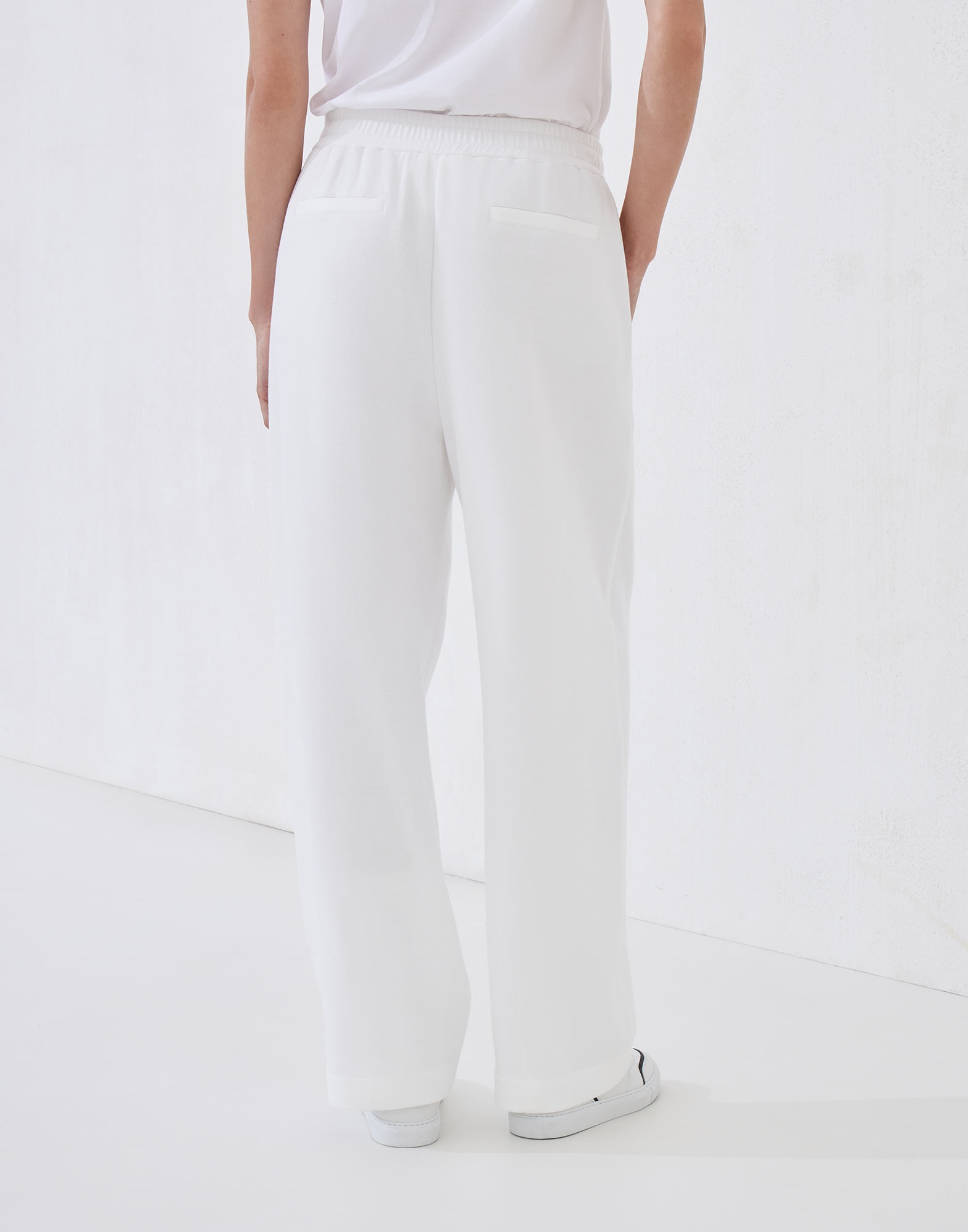 Techno cotton piqué track trousers - 2