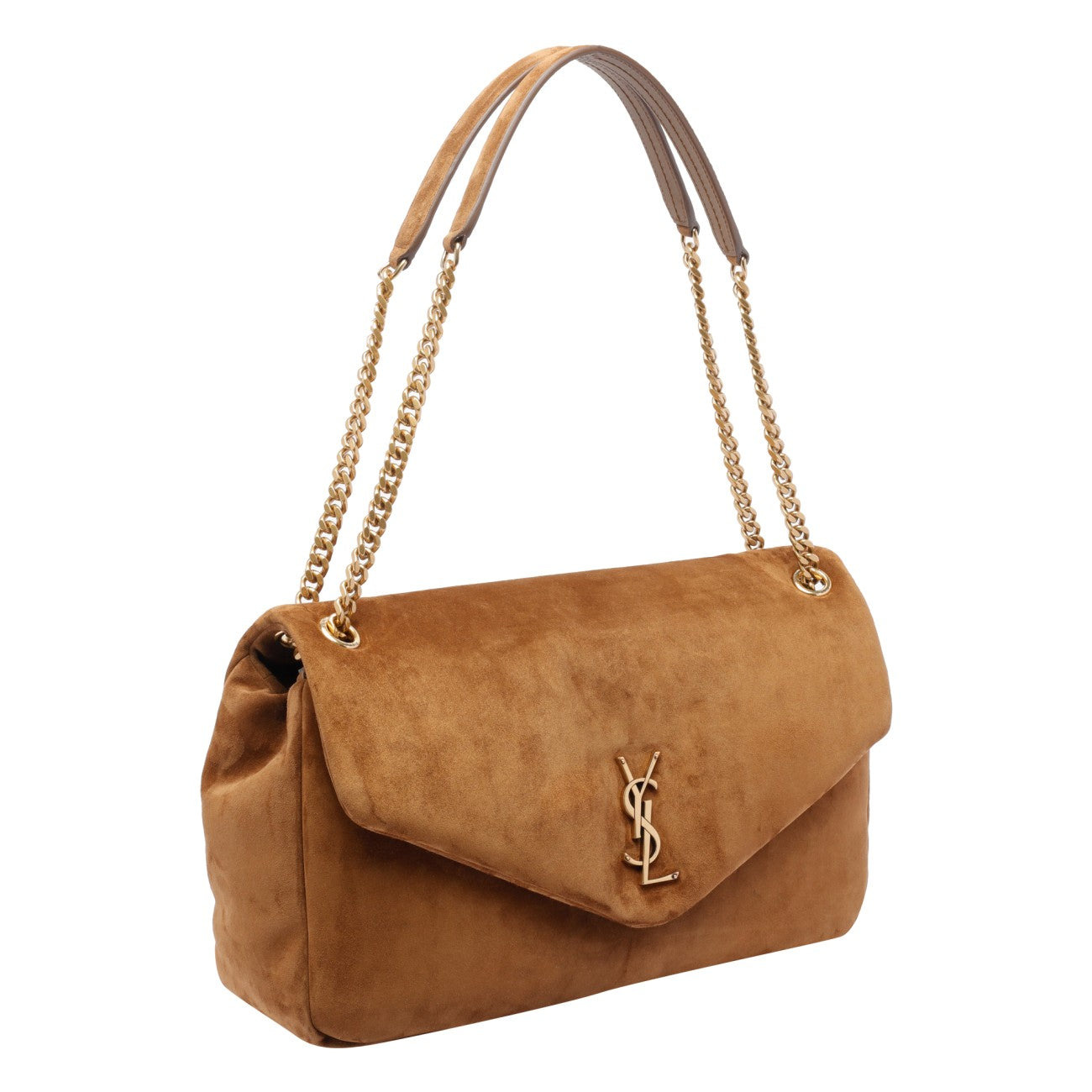 Saint Laurent Women Large Suede Calypso Bag - 2