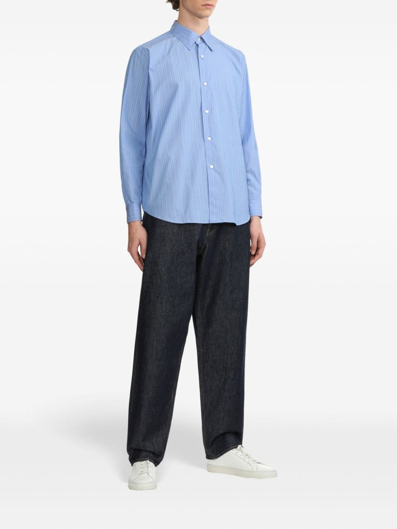 AURALEE stripe-pattern shirt outlook
