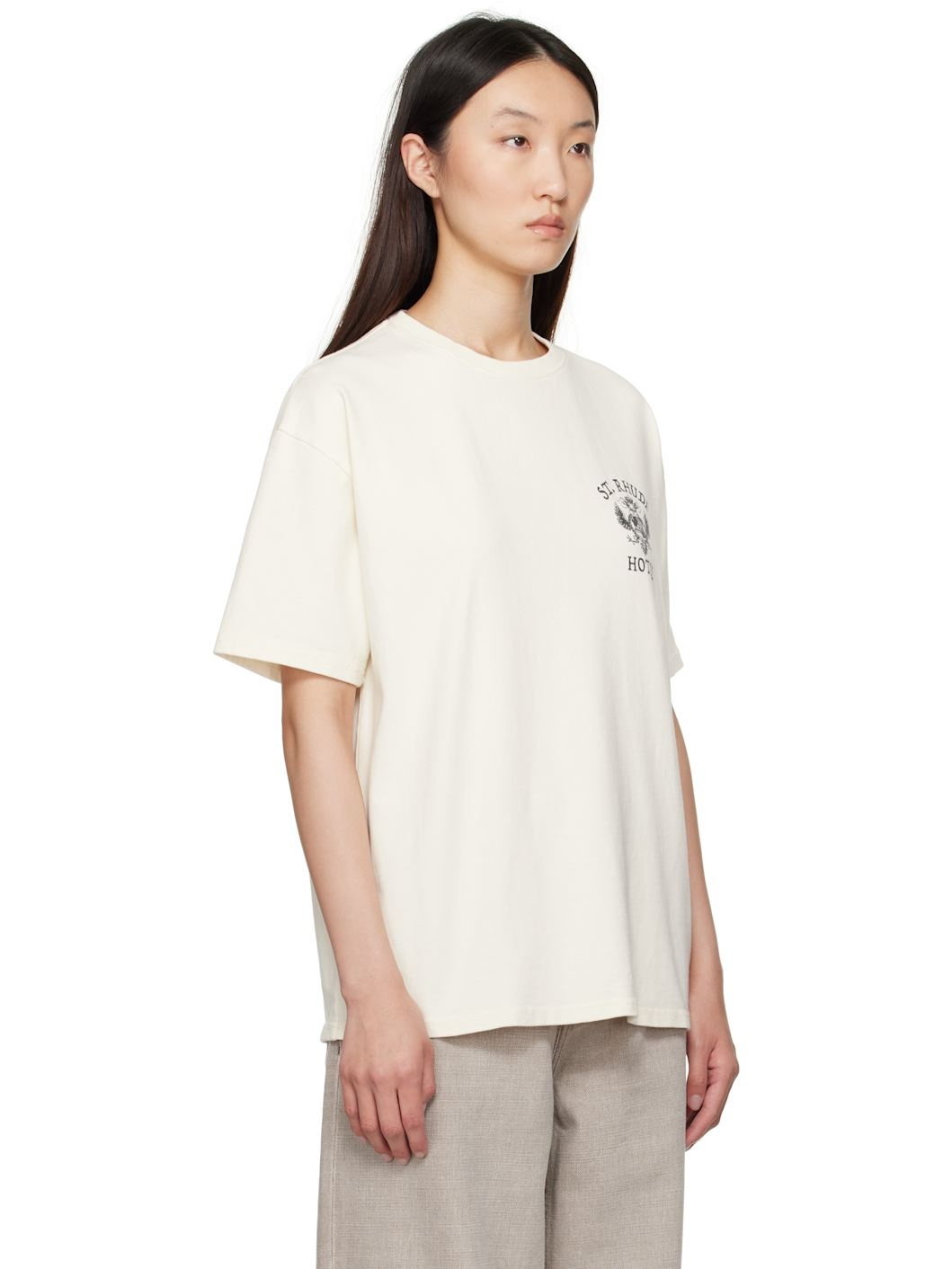 Off-White 'St. Rhude' Seal T-shirt - 2
