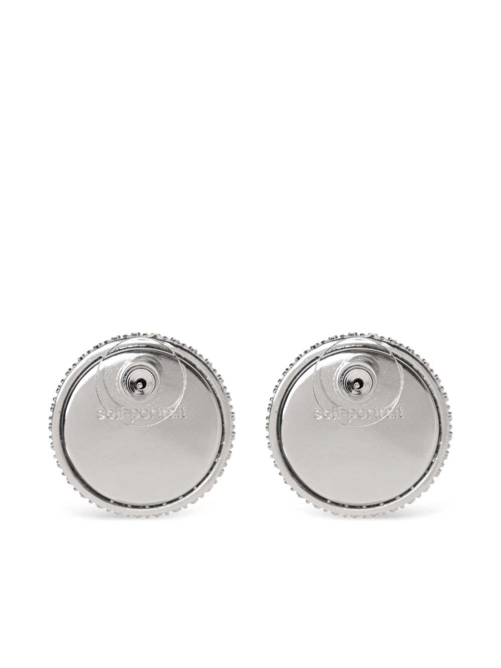 crystal-embellished stud earrings - 4