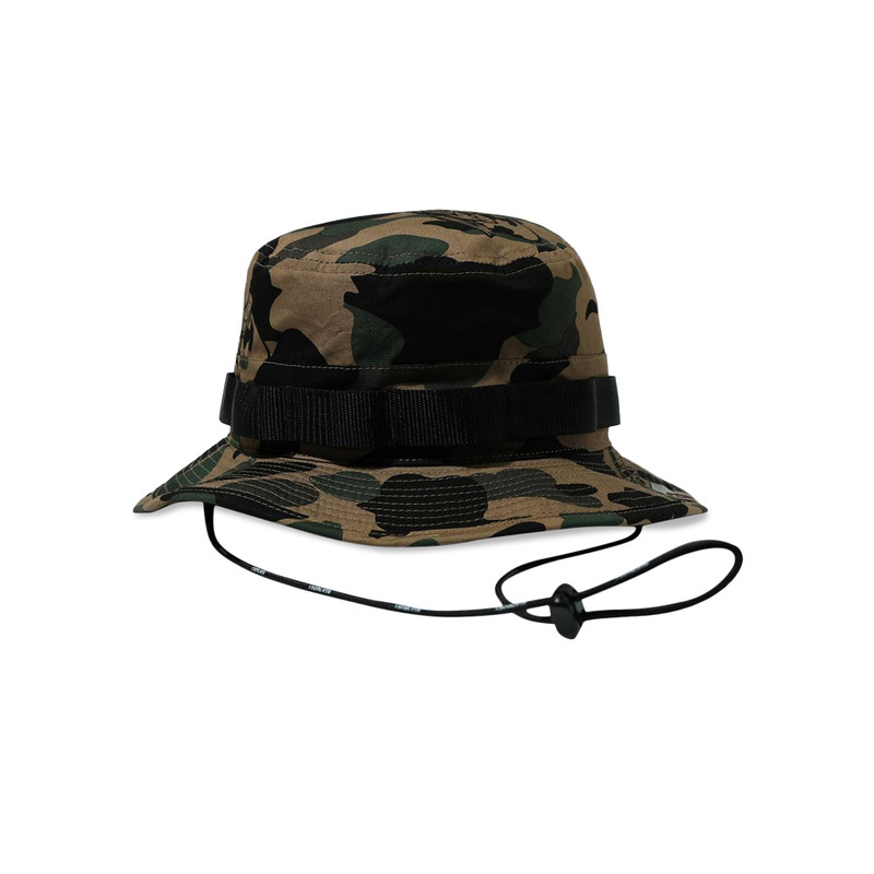 A BATHING APE® BAPE Ursus Camo Military Hat 'Olive' outlook