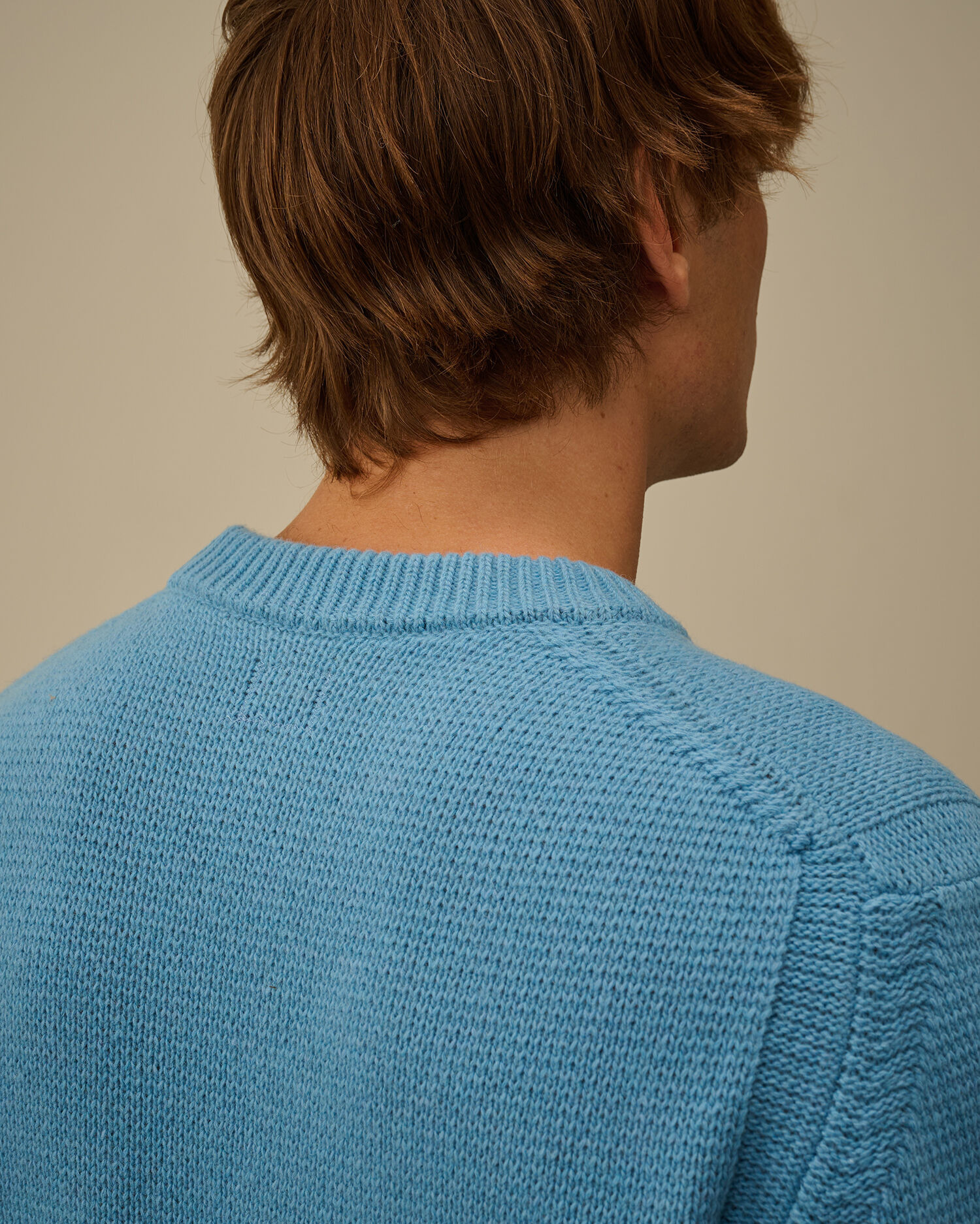 Lambswool Mixed Crewneck Sweater - 6