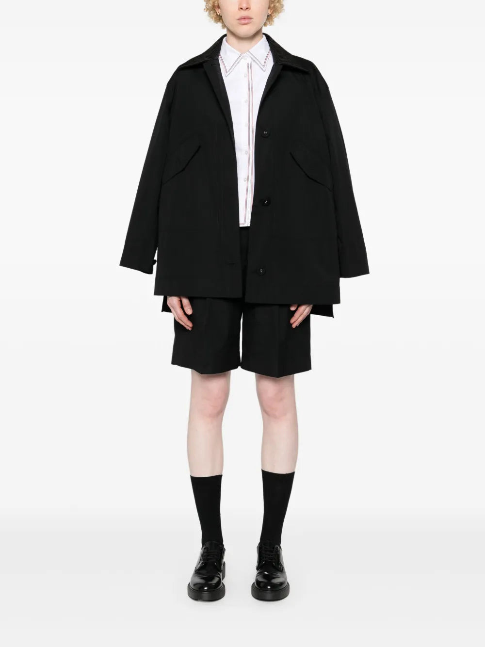 Thom Browne Women High-Waisted Shorts - 2