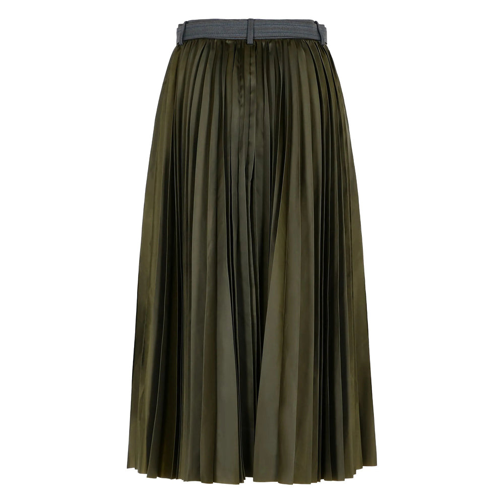 Sacai Grey Skirts - Pleated Skirts Women - 3