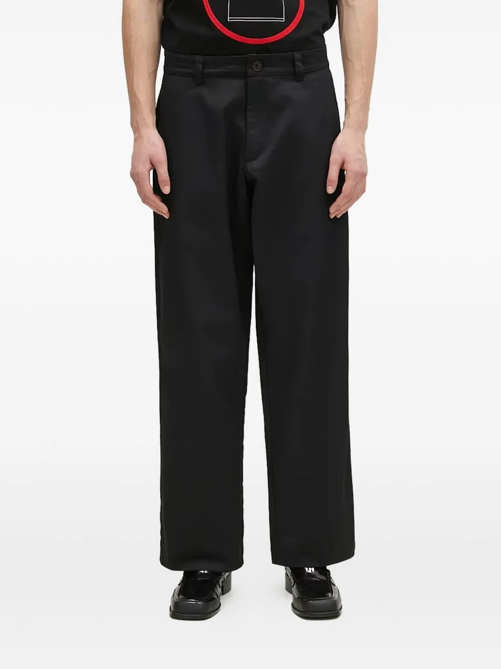 logo patch trousers - 1