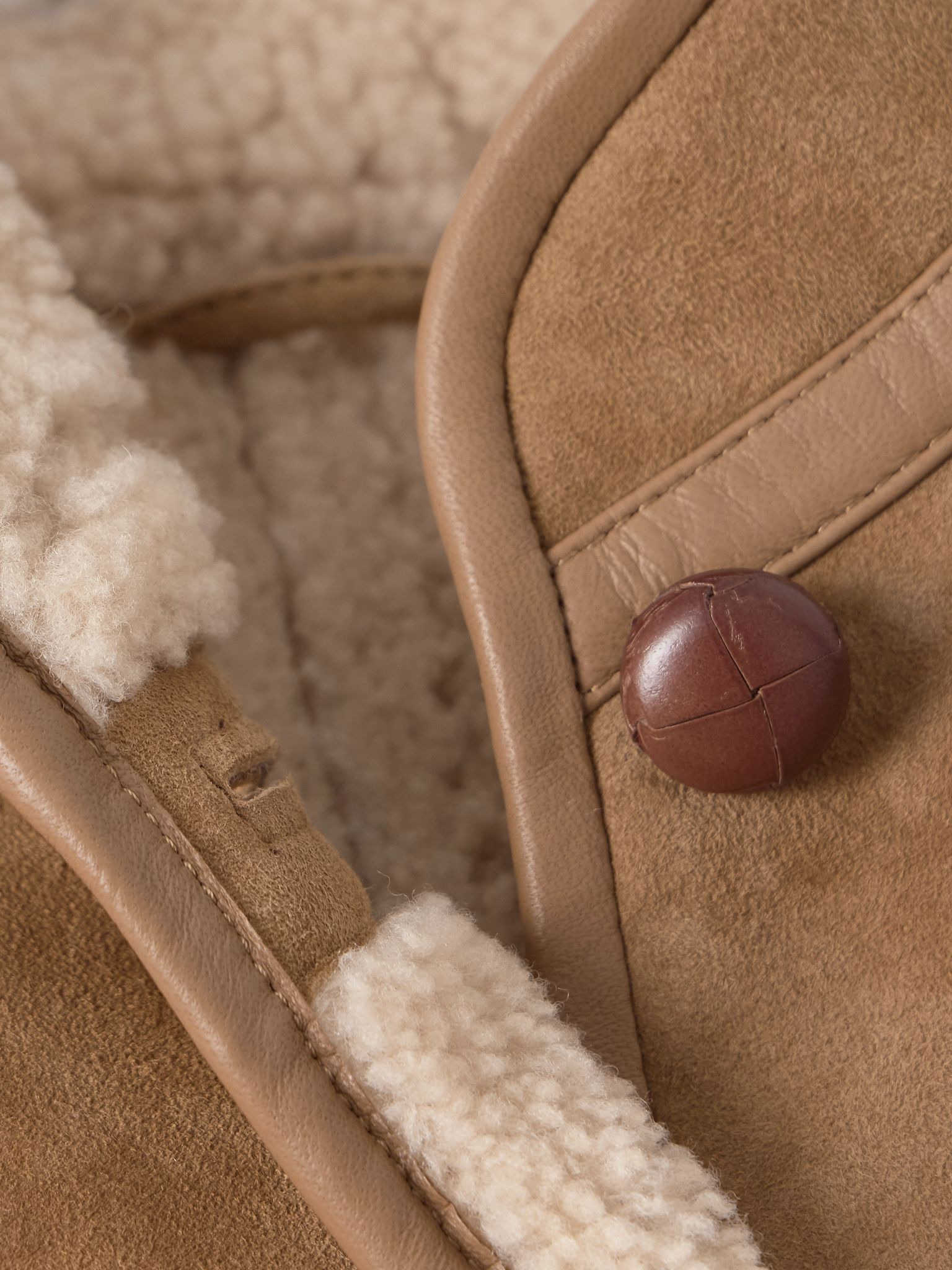 Tatoosh shearling jacket Camel - 5