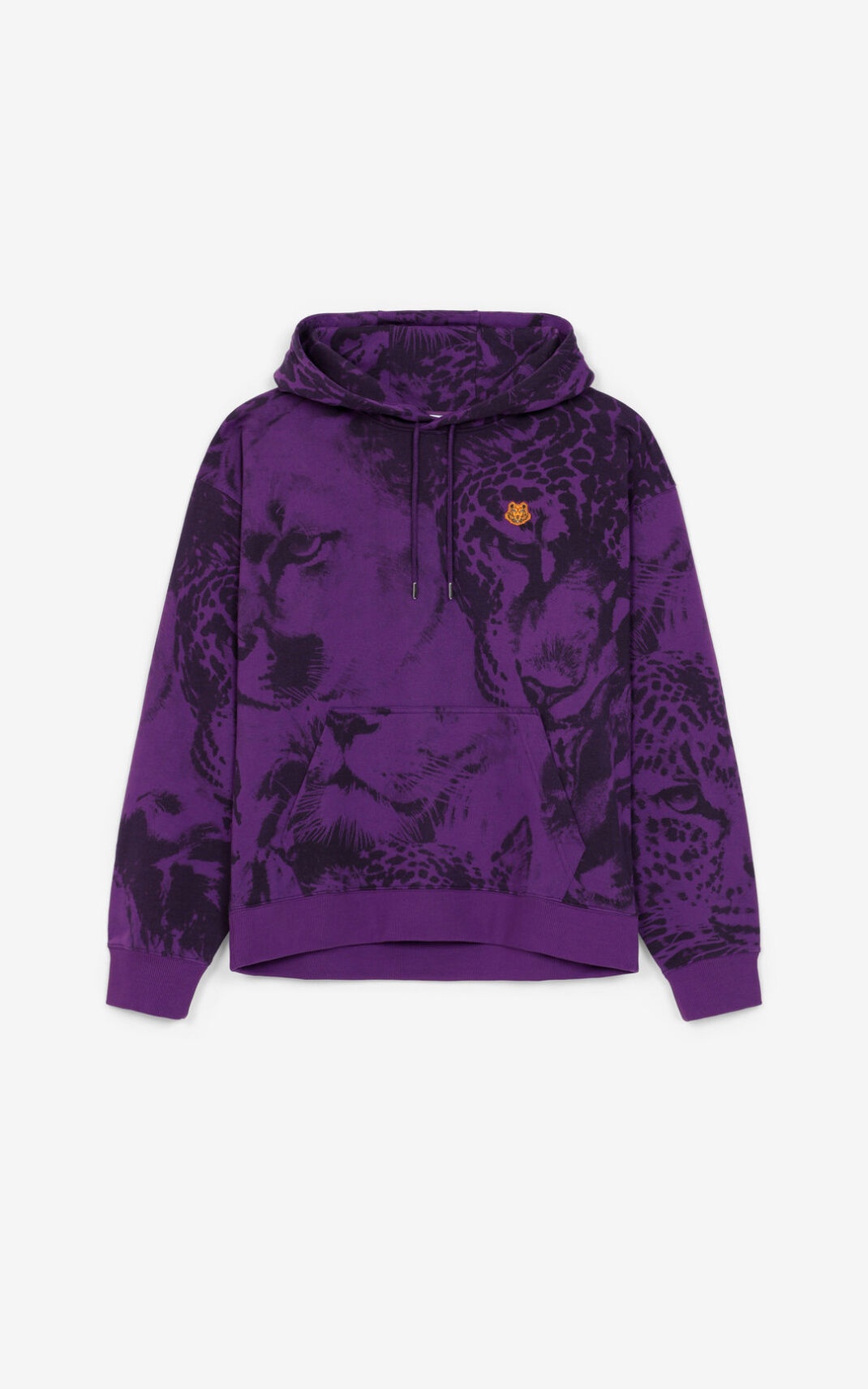 'Wildtigers' oversize hooded sweatshirt - 1