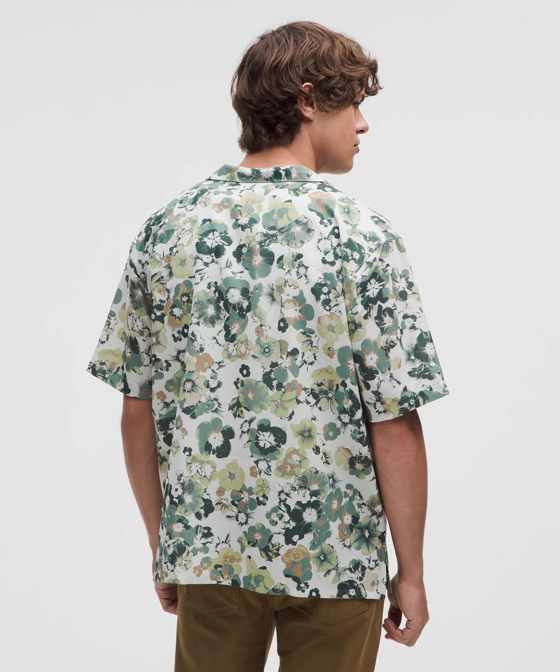 Lightweight Camp Collar Button-Up Shirt - 3