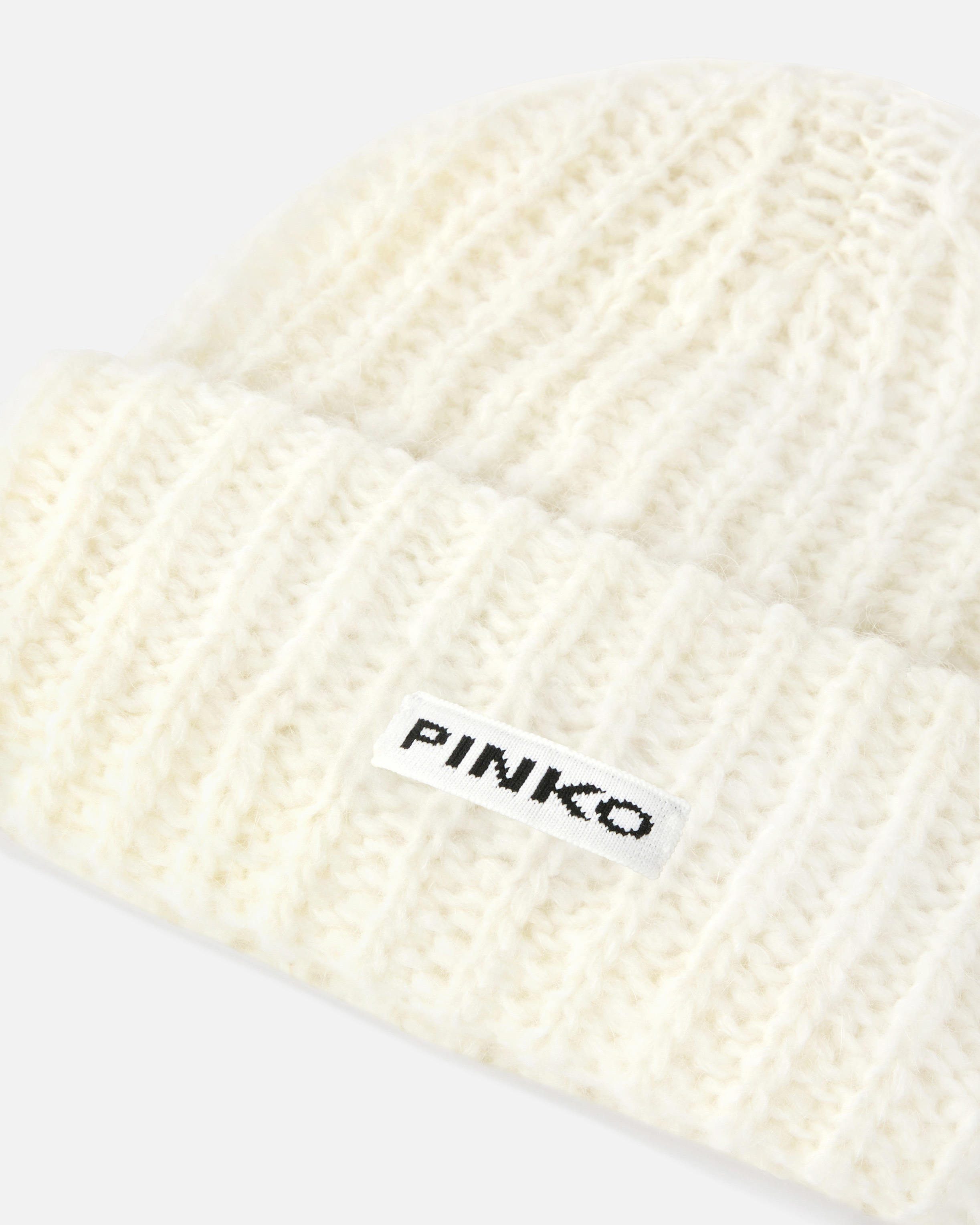 BEANIE WITH PINKO LOGO LETTERING - 2
