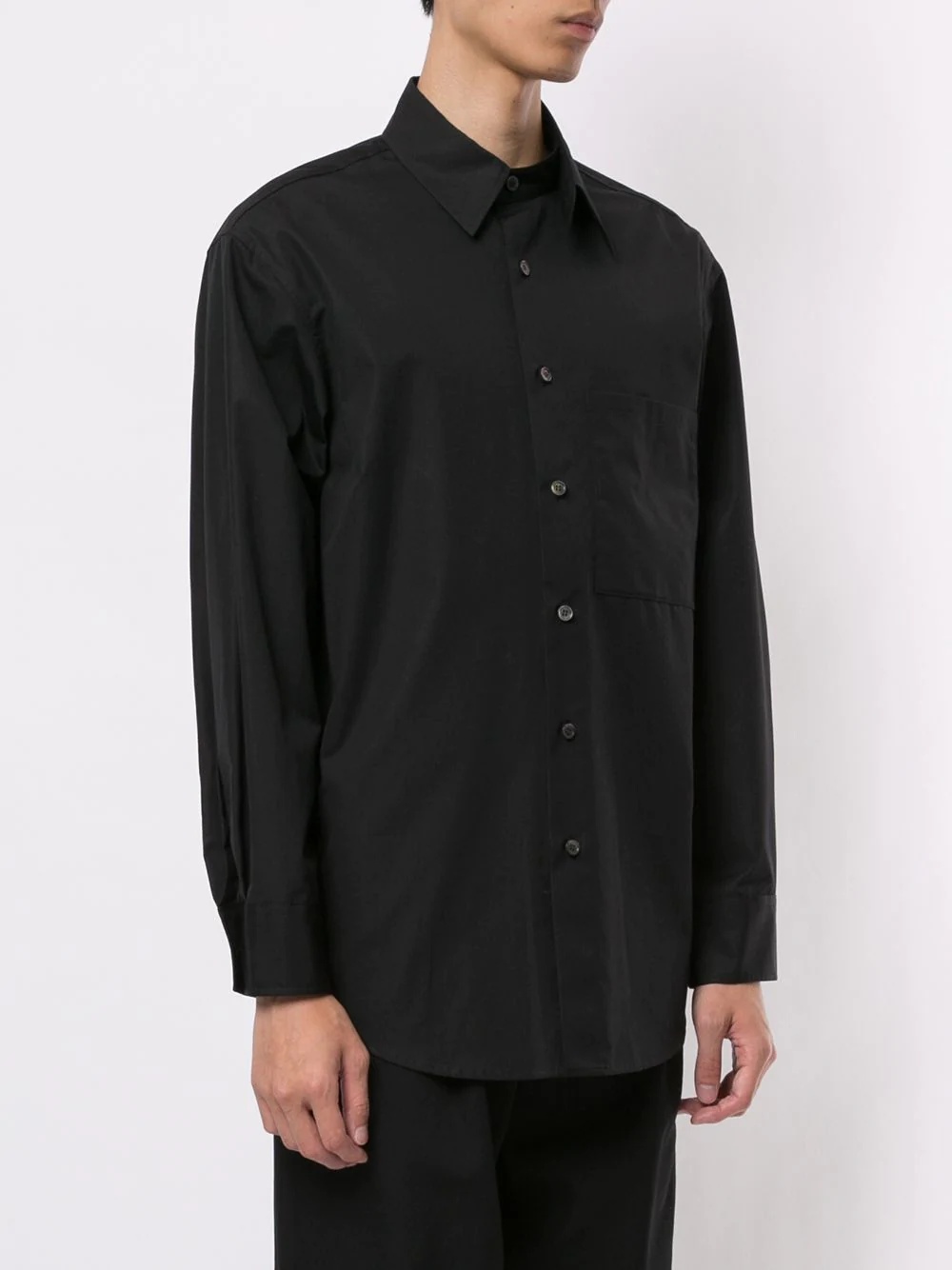 one pocket long-sleeved shirt - 3