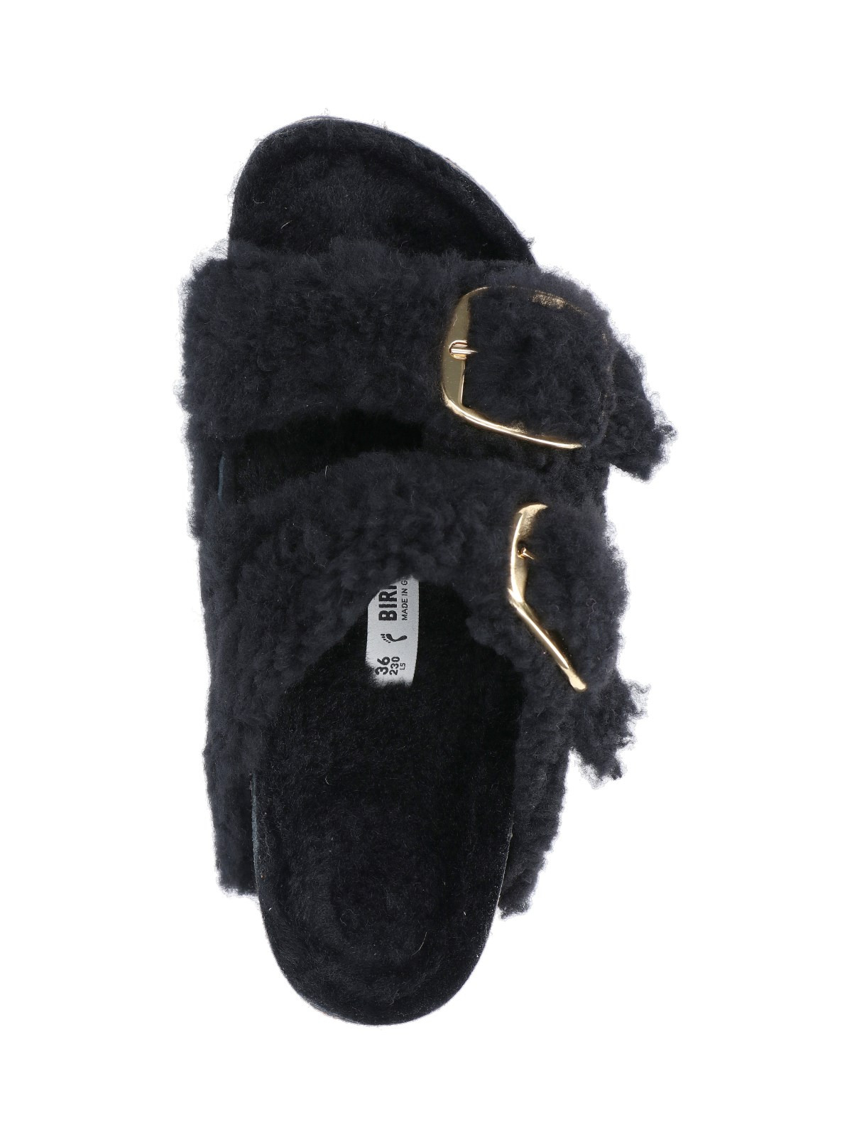 "ARIZONA BIG BUCKLE SHEARLING" SANDALS - 5