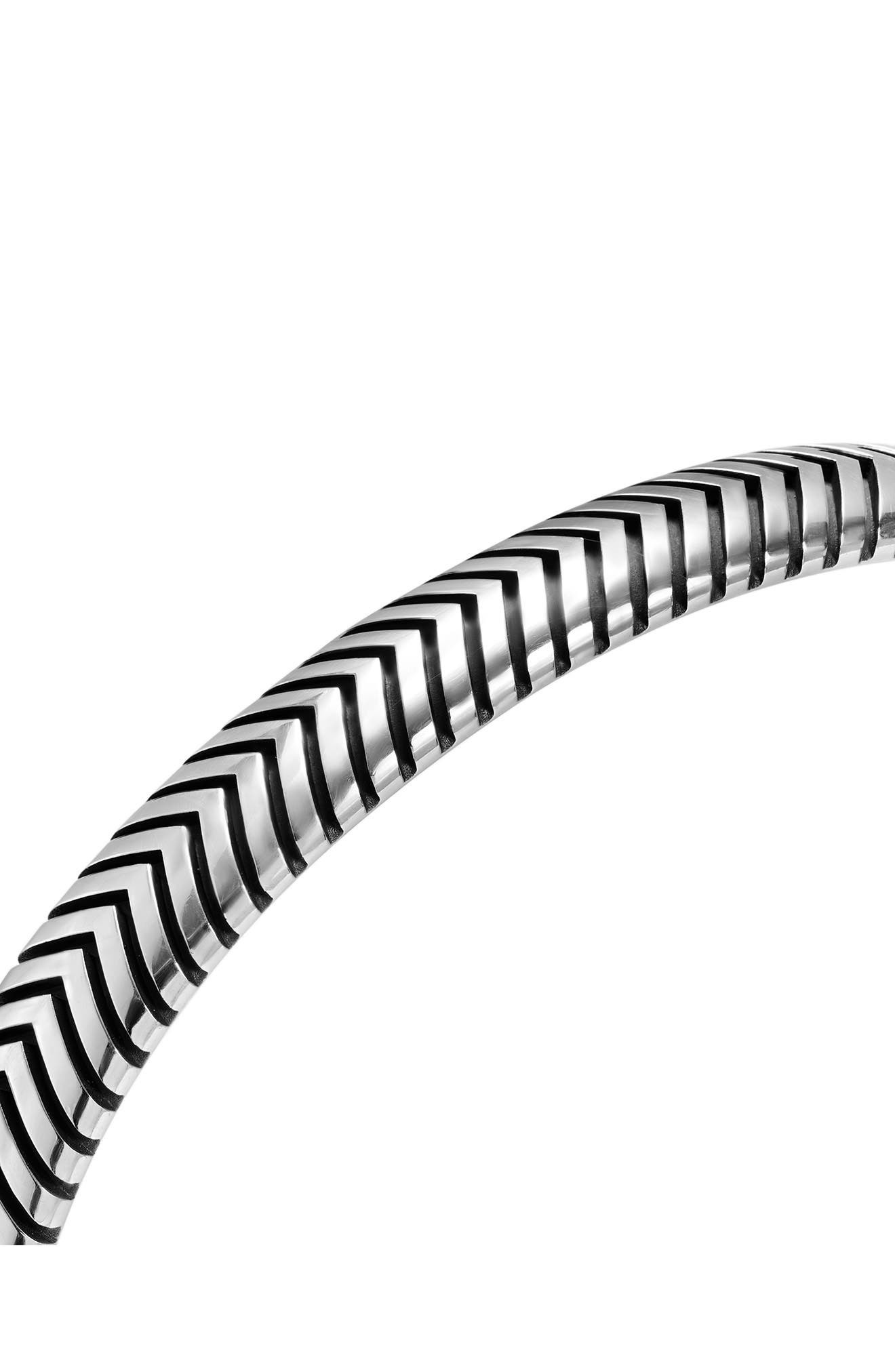 David Yurman Chevron Cuff Bracelet in Sterling Silver at Nordstrom - 5