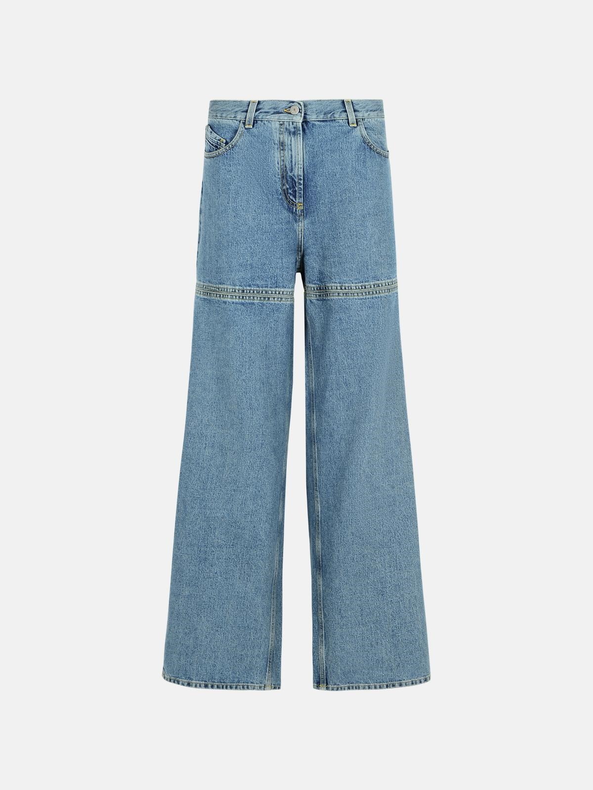 BLUE COTTON JEANS - 1
