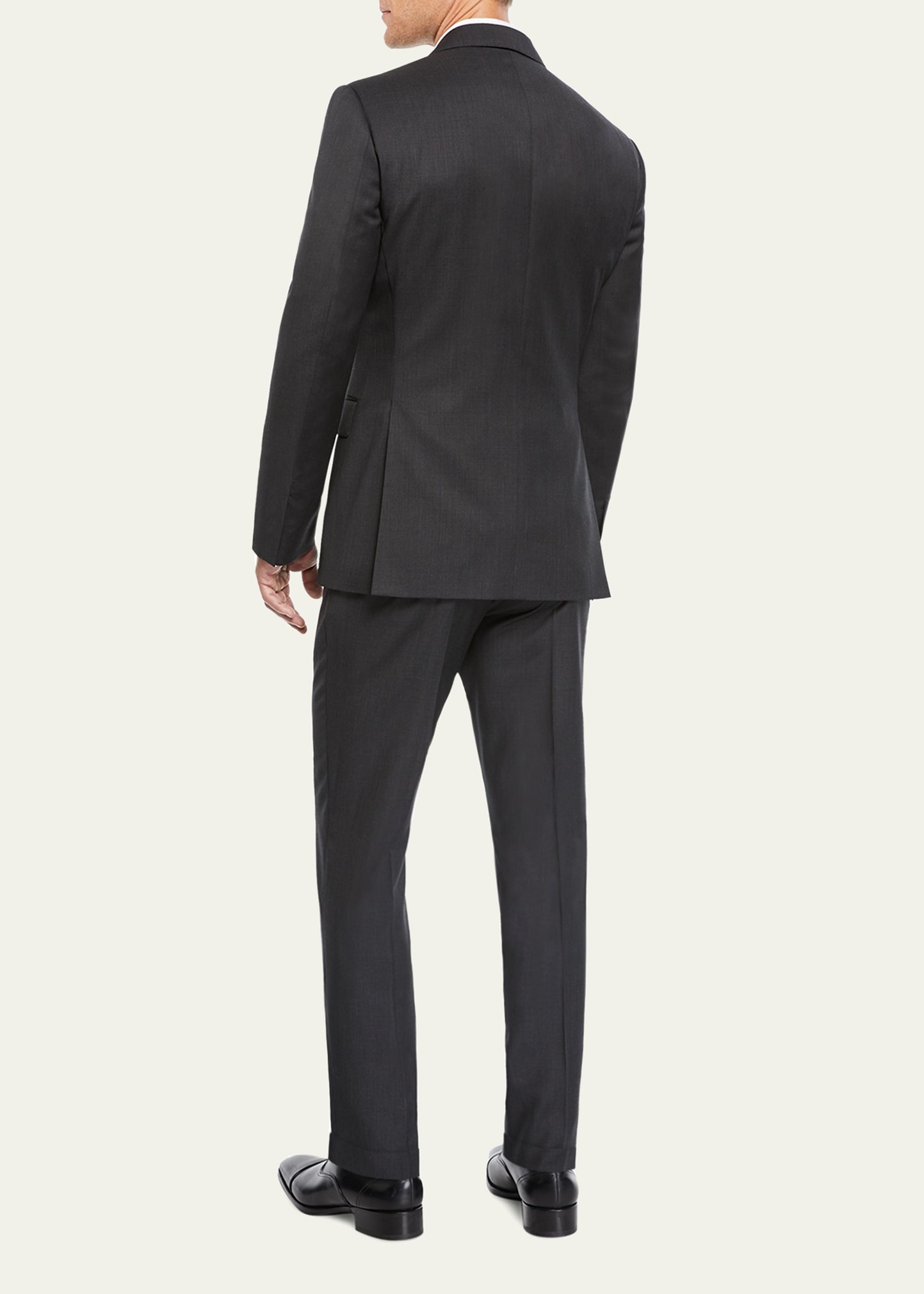 Men's Two-Piece Basic Wool Suit - 2