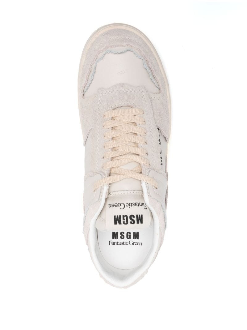 logo-print sneakers - 4