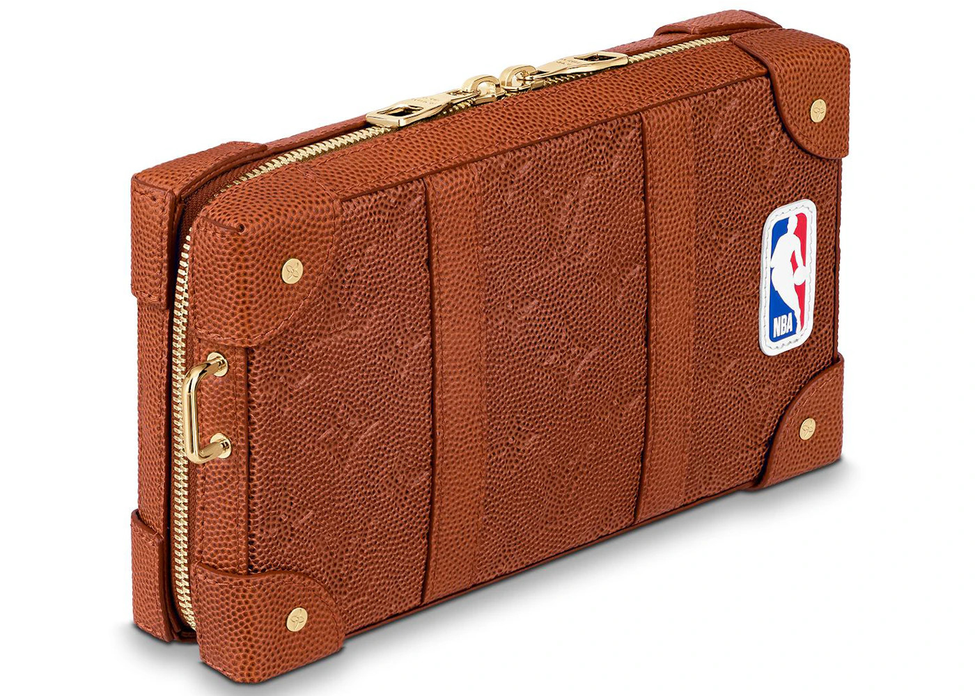 Louis Vuitton x NBA Soft Trunk Wallet Ball Grain Leather Brown - 2